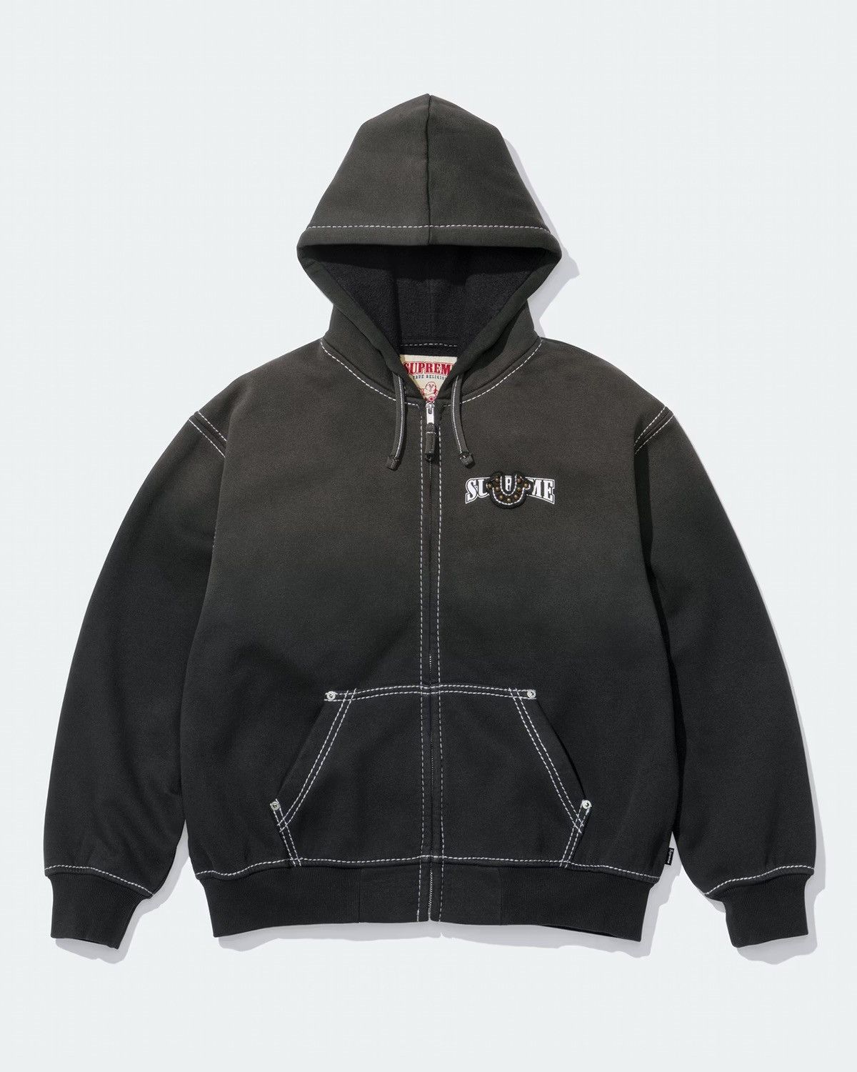 Supreme Supreme Frank Frazetta Zip Up Hooded Sweatshirt | Grailed