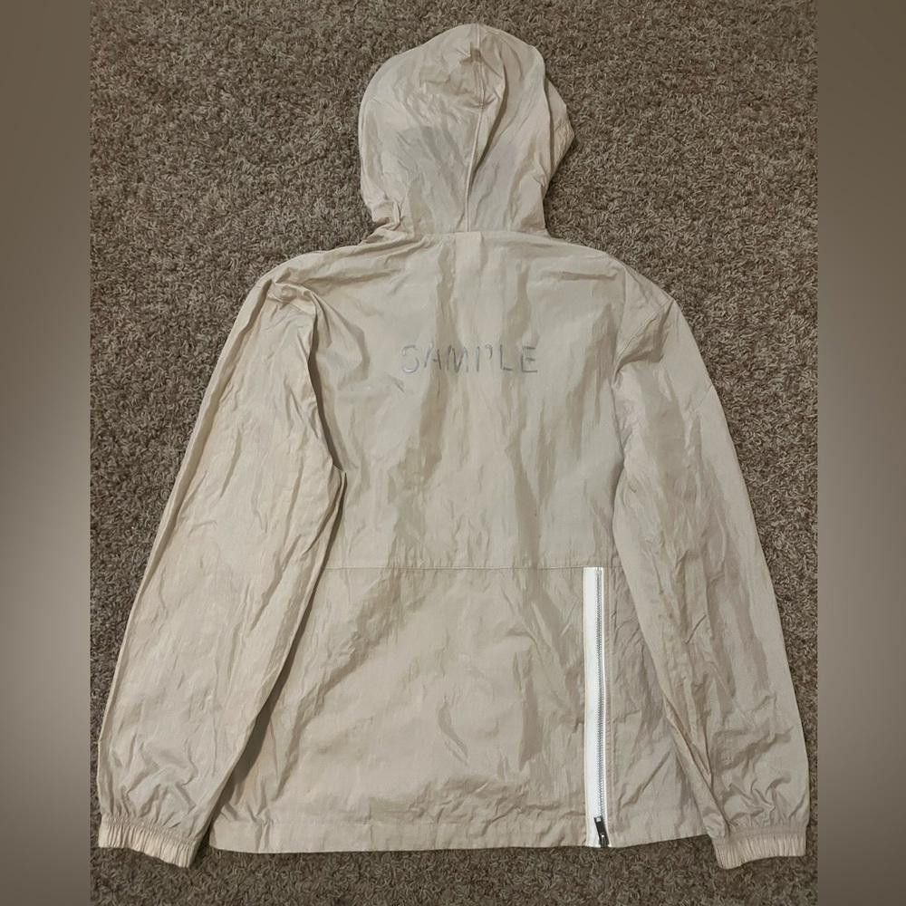 Nike Nike Nylon Outer Shell Wind Breaker Zip Jacket Tan Beige Sample Size US M / EU 48-50 / 2 - 2 Thumbnail