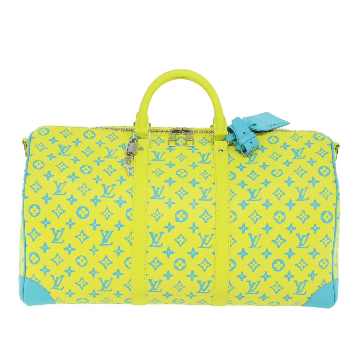 Louis Vuitton LOUIS VUITTON Monogram Neon Color Keepall Bandouliere 50 Size ONE SIZE - 13 Thumbnail