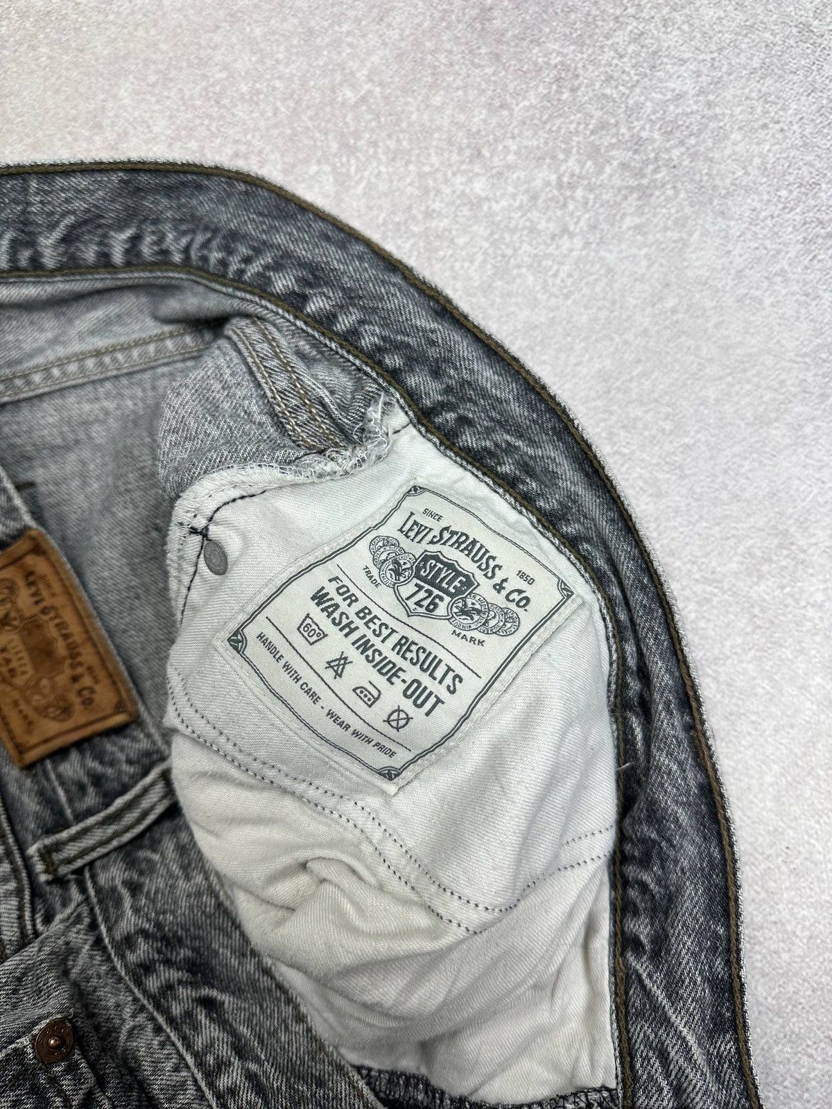 Levi's Vintage Levis Silver Tab Baggy Gray Jeans Rare 38x34 Size US 38 / EU 54 - 10 Thumbnail