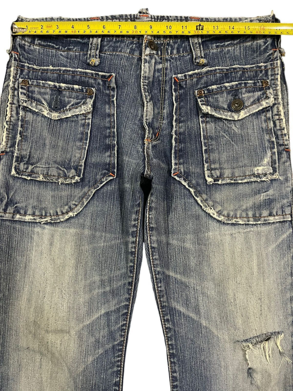 Edwin Vintage Edwin Bush Pant Style Distressed Baggy Jeans Size US 33 - 8 Thumbnail