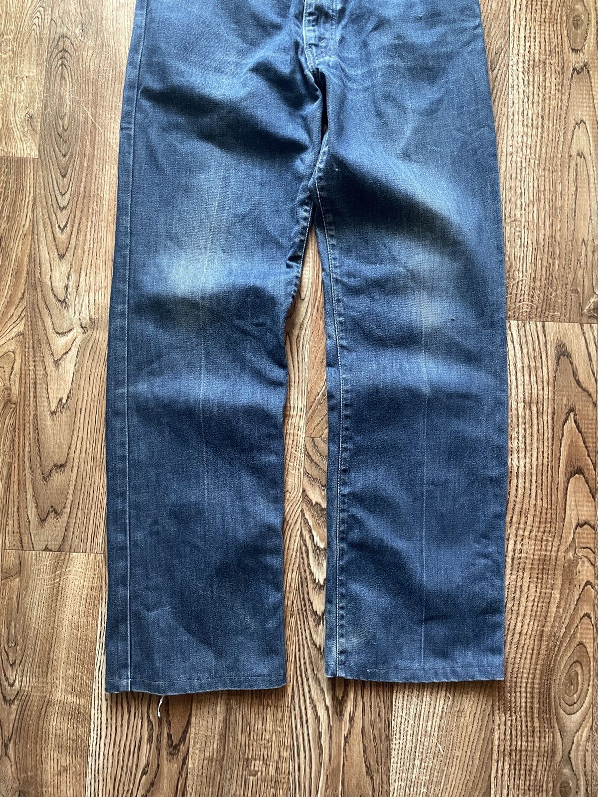 Levi's Vintage 90s Levi's Sta-Prest Blue Denim Jeans Pants Size US 34 / EU 50 - 2 Thumbnail
