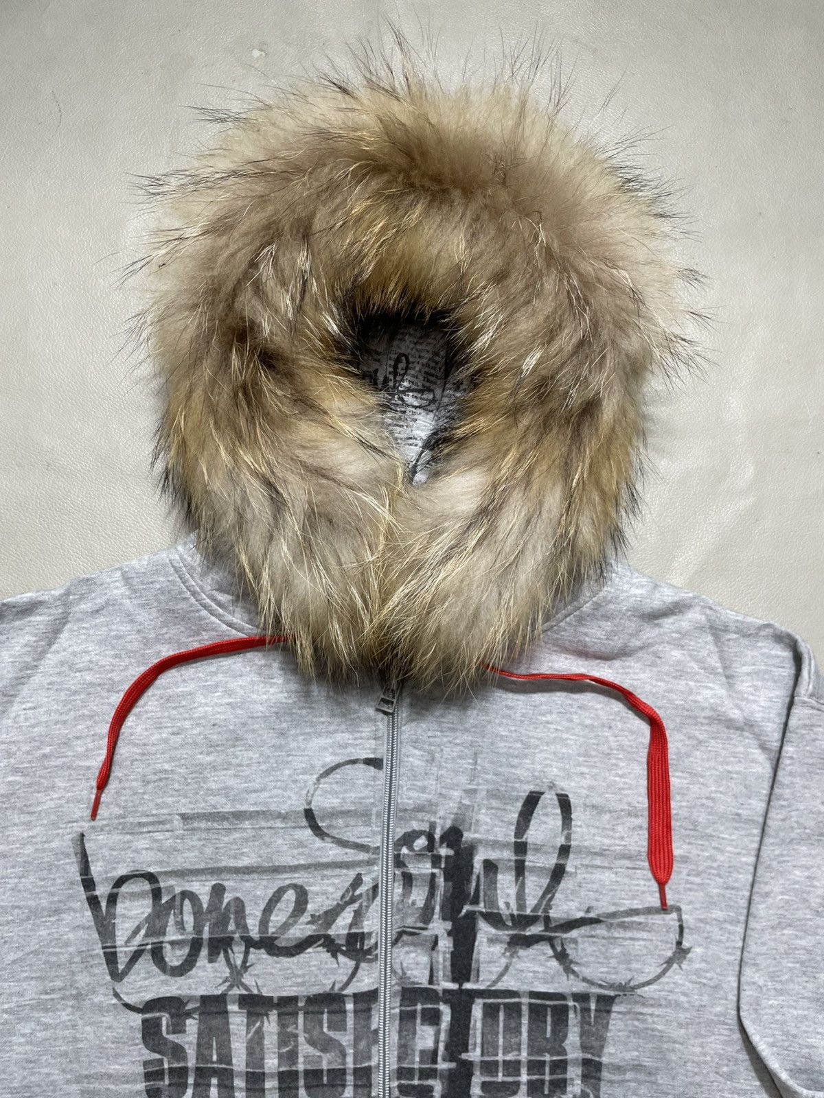 If Six Was Nine B.O.S poem Fur hoodie lgb styled Size US XL / EU 56 / 4 - 4 Thumbnail