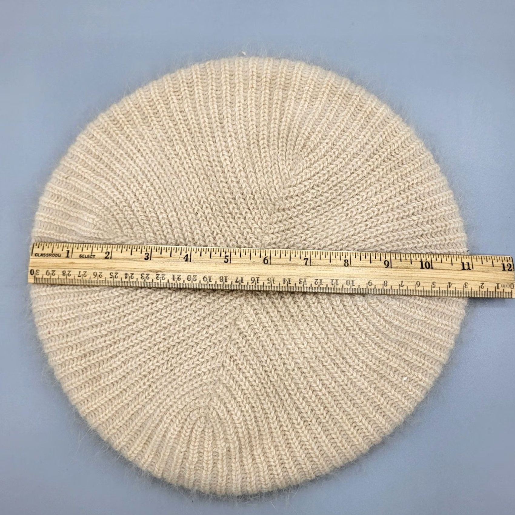 Vintage VINTAGE Aris Beret Hat Women One Size Beige Angora Knit Wool Blend Fuzzy Classic Retro Size ONE SIZE - 7 Thumbnail
