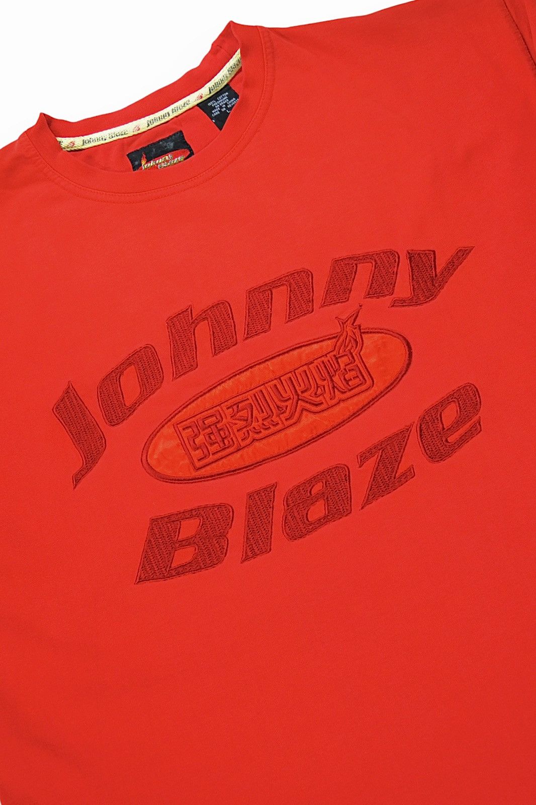 Rap Tees Rare 90s Vintage Johnny Blaze Wu Tang Clan Japanese Tee Size US L / EU 52-54 / 3 - 6 Thumbnail