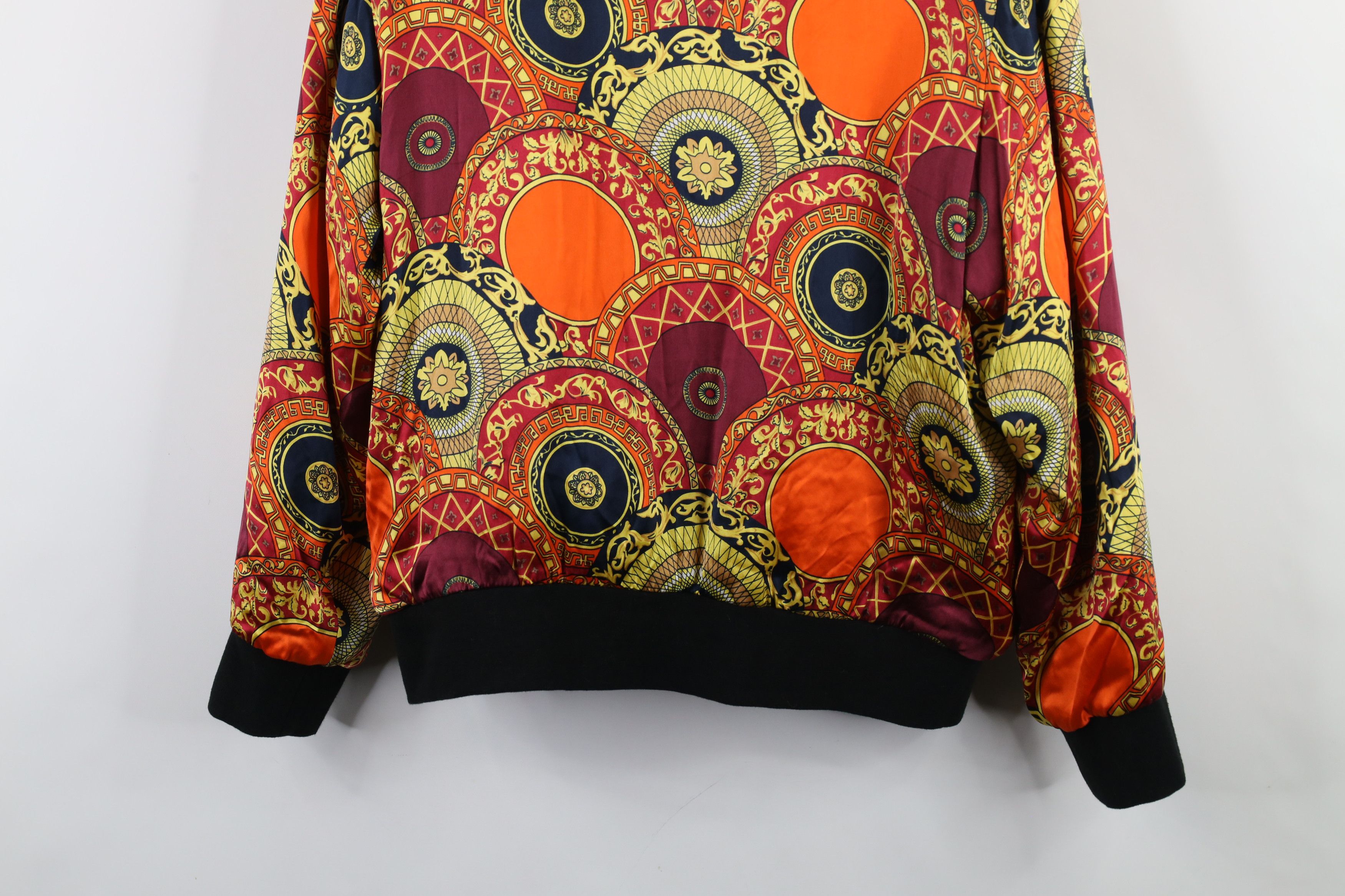 Vintage Deadstock Vintage 90s Streetwear Geometric Zip Bomber Jacket Size L / US 10 / IT 46 - 13 Thumbnail