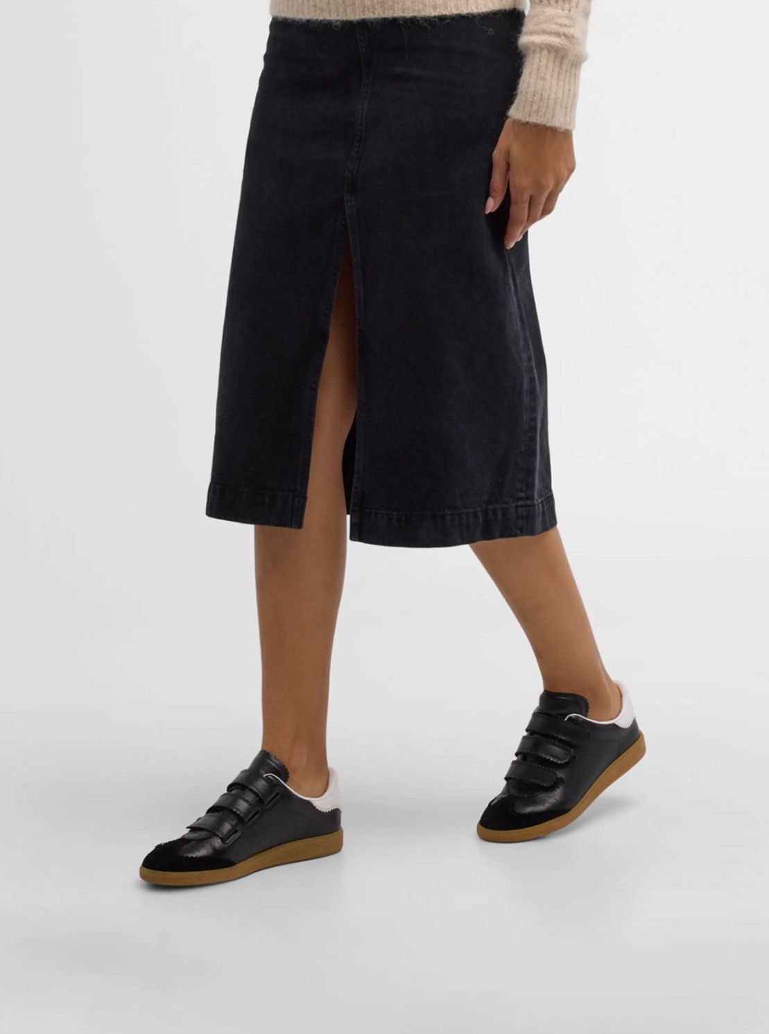 Isabel Marant Isabel Marant Beth Leather Grip-Strap Sneakers size 35 Size US 5 / IT 35 - 2 Thumbnail