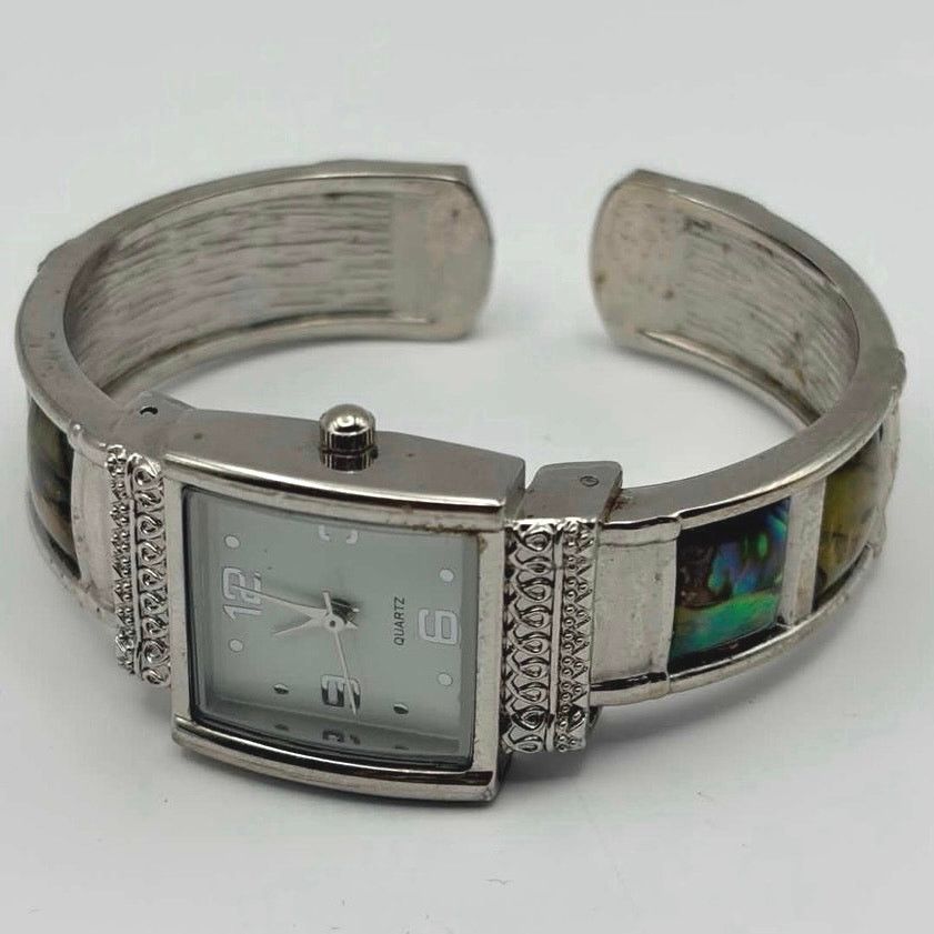 Other Silver & Green Cuff Watch Size ONE SIZE - 3 Thumbnail