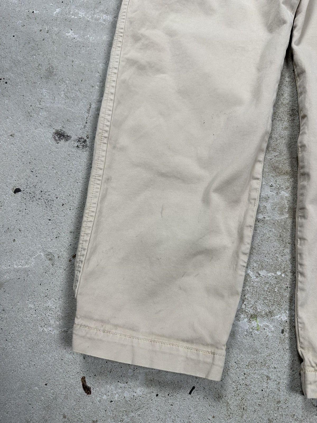 Carhartt Carhartt Beige Lawton Pant Dirty Pants Size US 33 - 6 Thumbnail