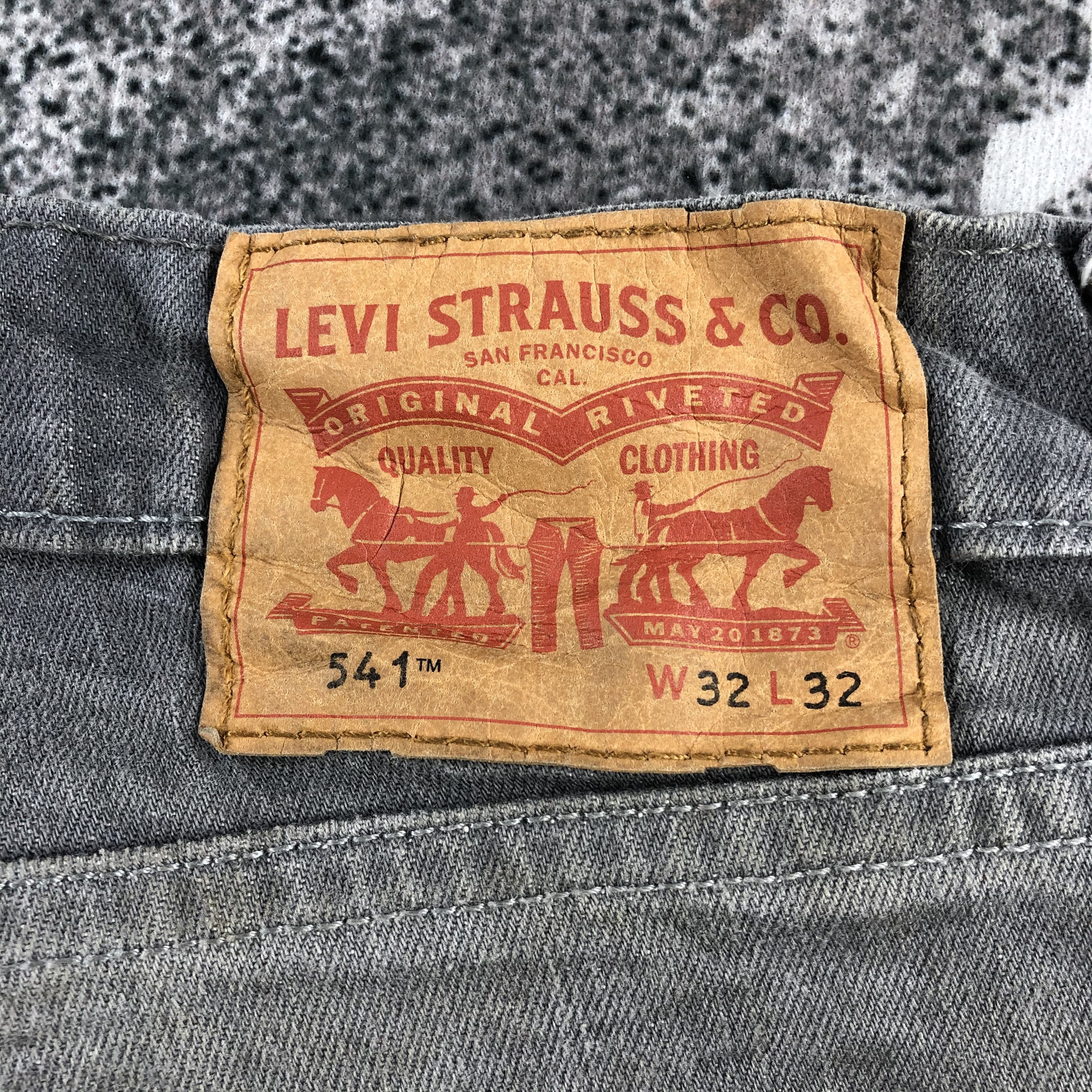 Levi's Levis 541 Jeans Faded Black Denim KJ1090 Size US 32 / EU 48 - 5 Thumbnail