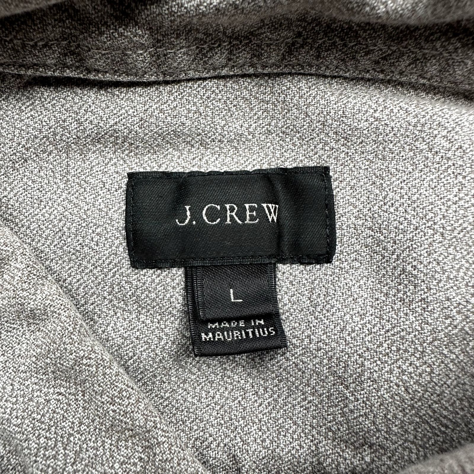 J.Crew J Crew Button Down Long Sleeve Gray Casual Shirt Mens Large Size US L / EU 52-54 / 3 - 3 Thumbnail