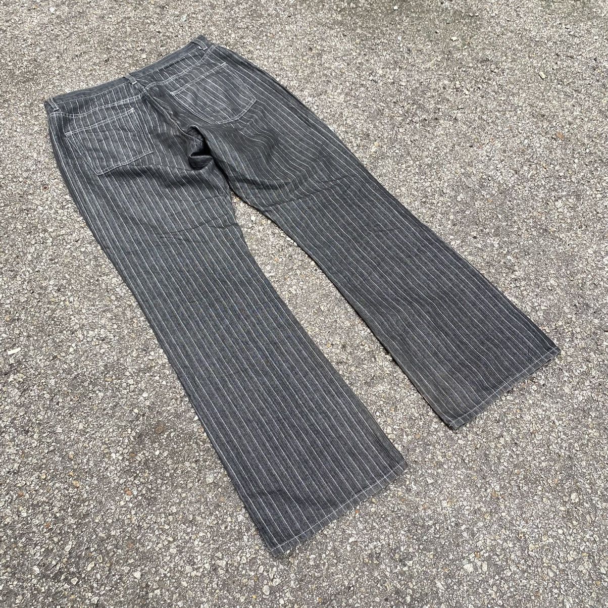 Japanese Brand Flare Jeans B.C Factory Striped Denim Boot Cut Bottom Bell Size US 30 / EU 46 - 7 Thumbnail