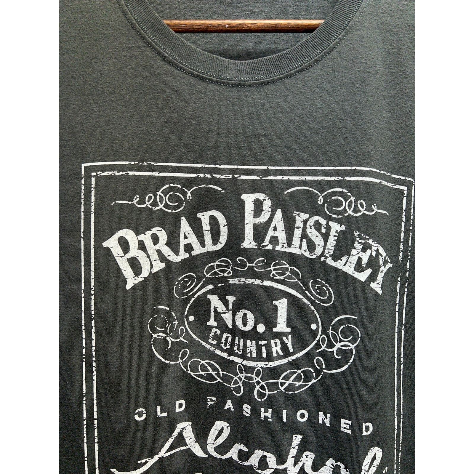 Jerzees Brad Paisley Long Sleeve Shirt Alcohol Life Amplified Tee XL Size US XL / EU 56 / 4 - 3 Thumbnail