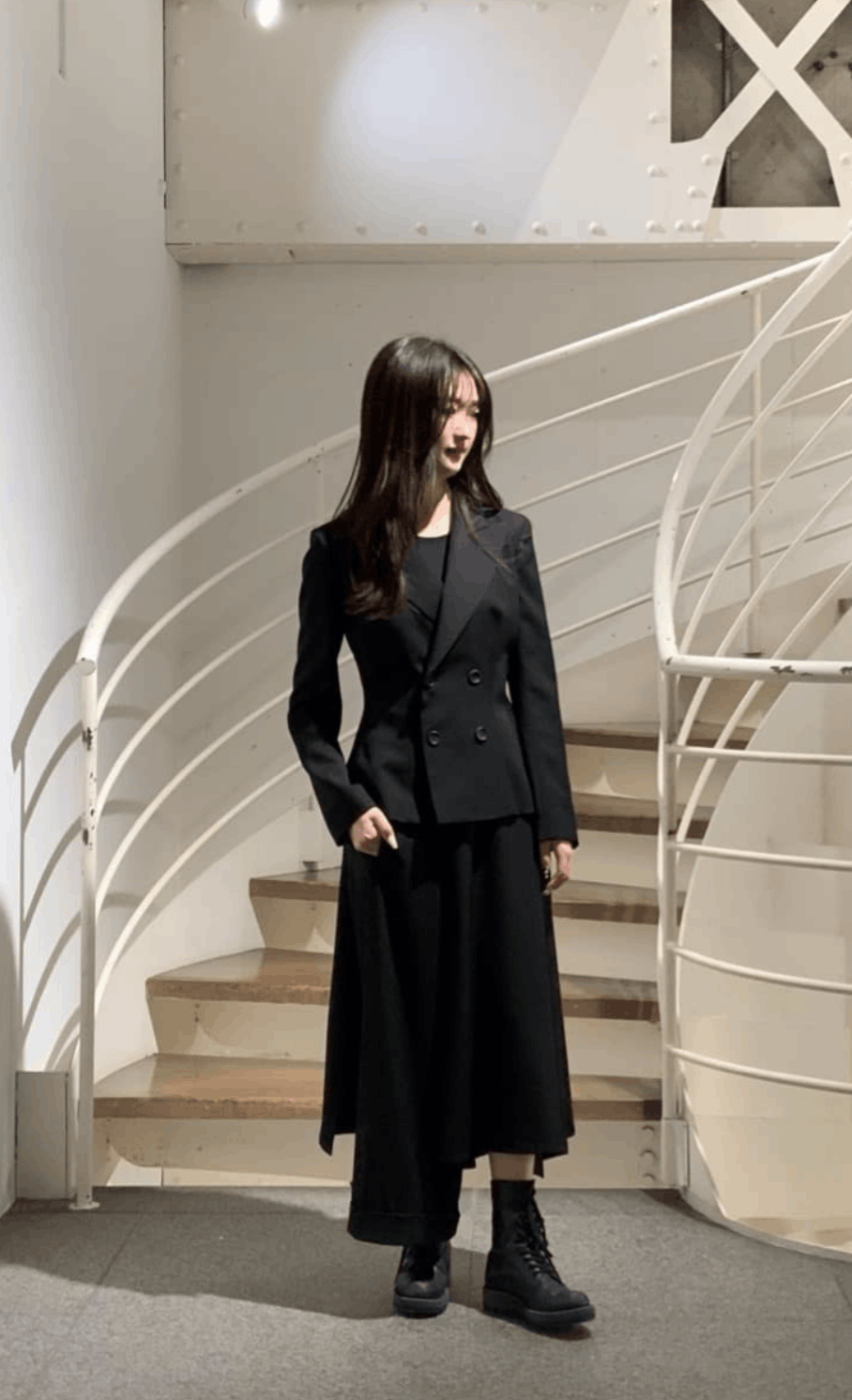 Yohji Yamamoto Yohji Yamamoto Femme - Rayon Asymmetrical Draped Skirt Size 24" / US 00 / IT 34 - 10 Thumbnail