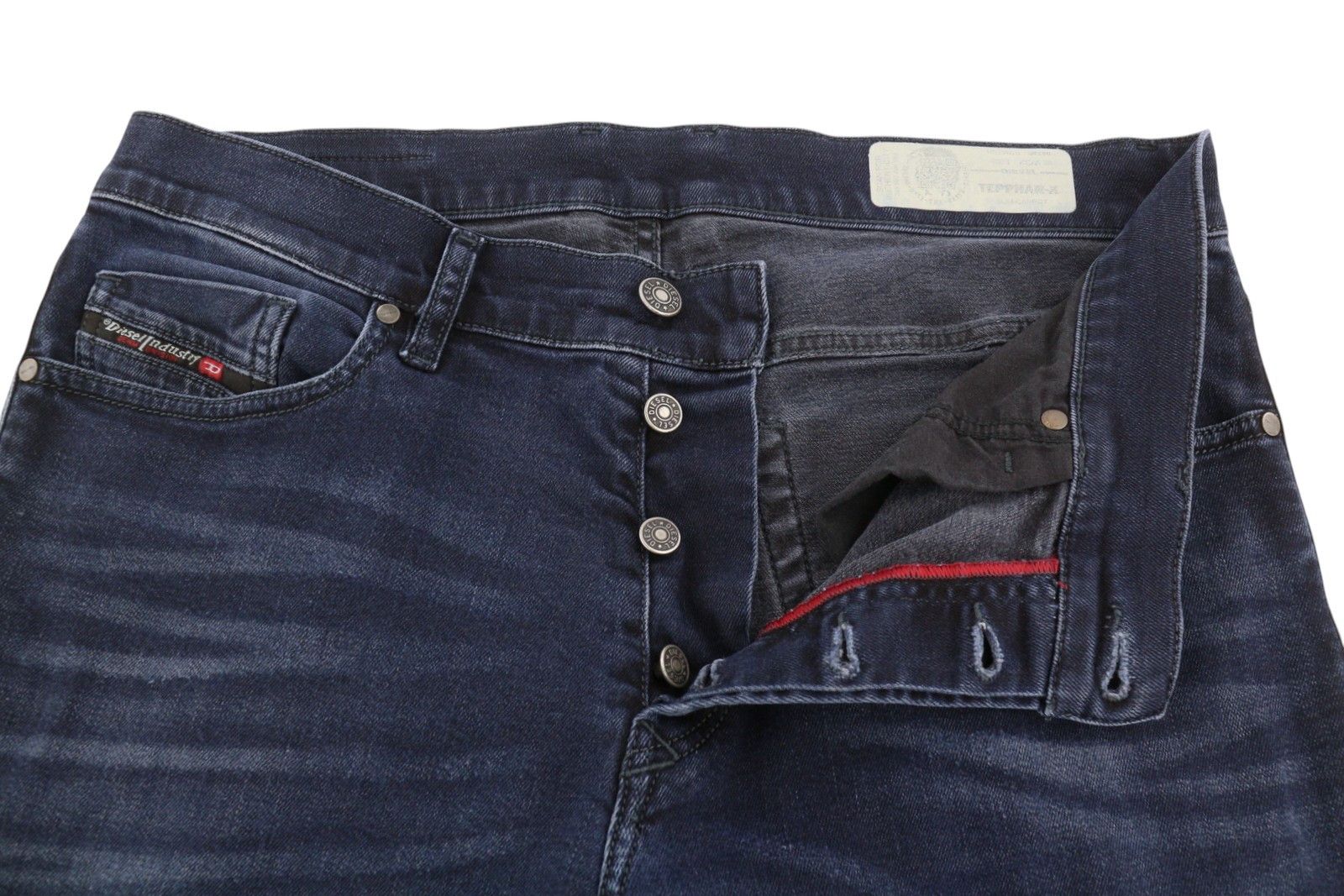 Diesel TEPPHAR-X 0679R W32/L32 Blue Slim Carrot Stretch 89138 Size US 32 / EU 48 - 6 Thumbnail