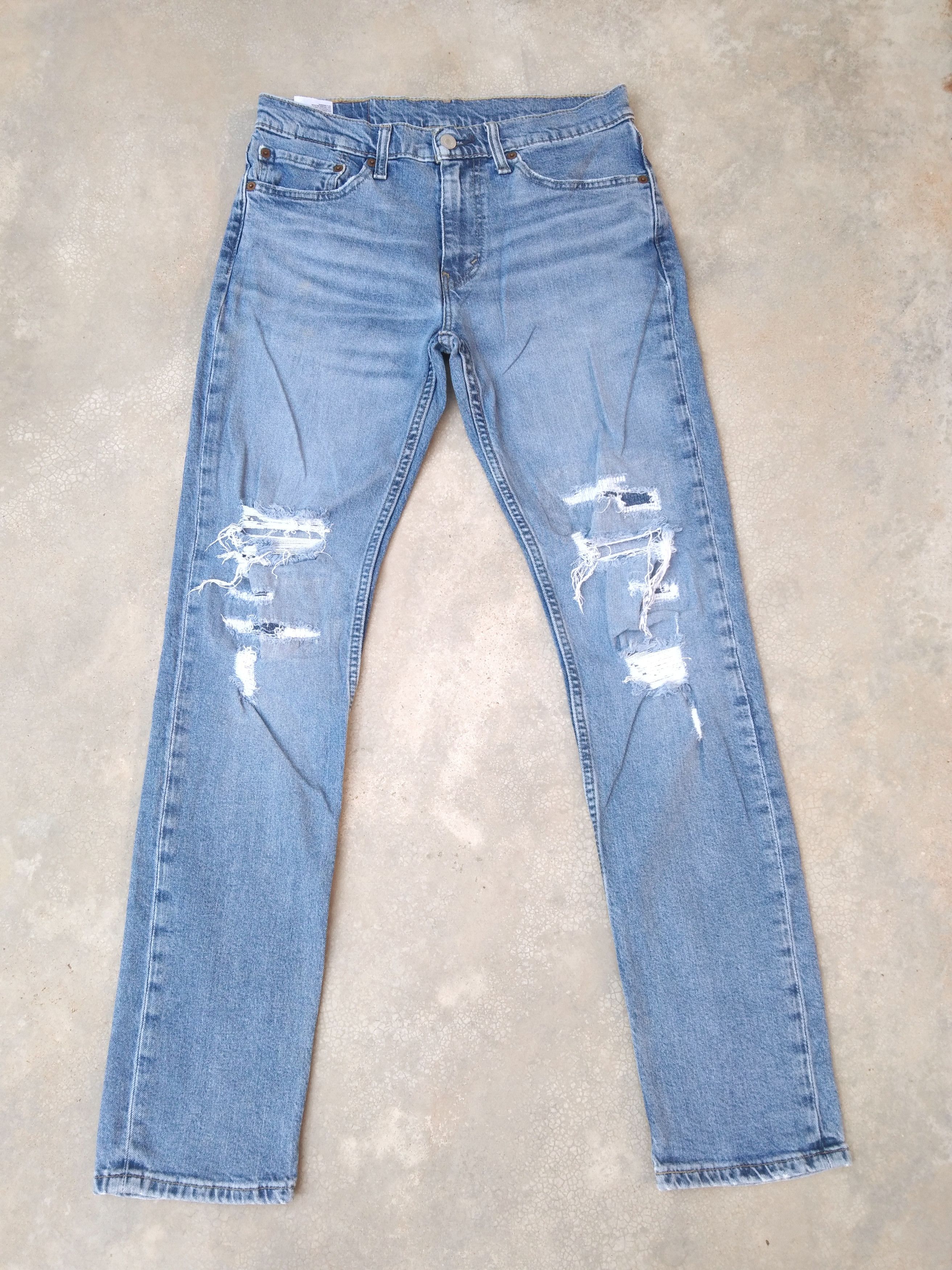 Levi's Vintage Levi's Jeans 511 Distressed Denim 31x32 Size US 31 - 1 Thumbnail