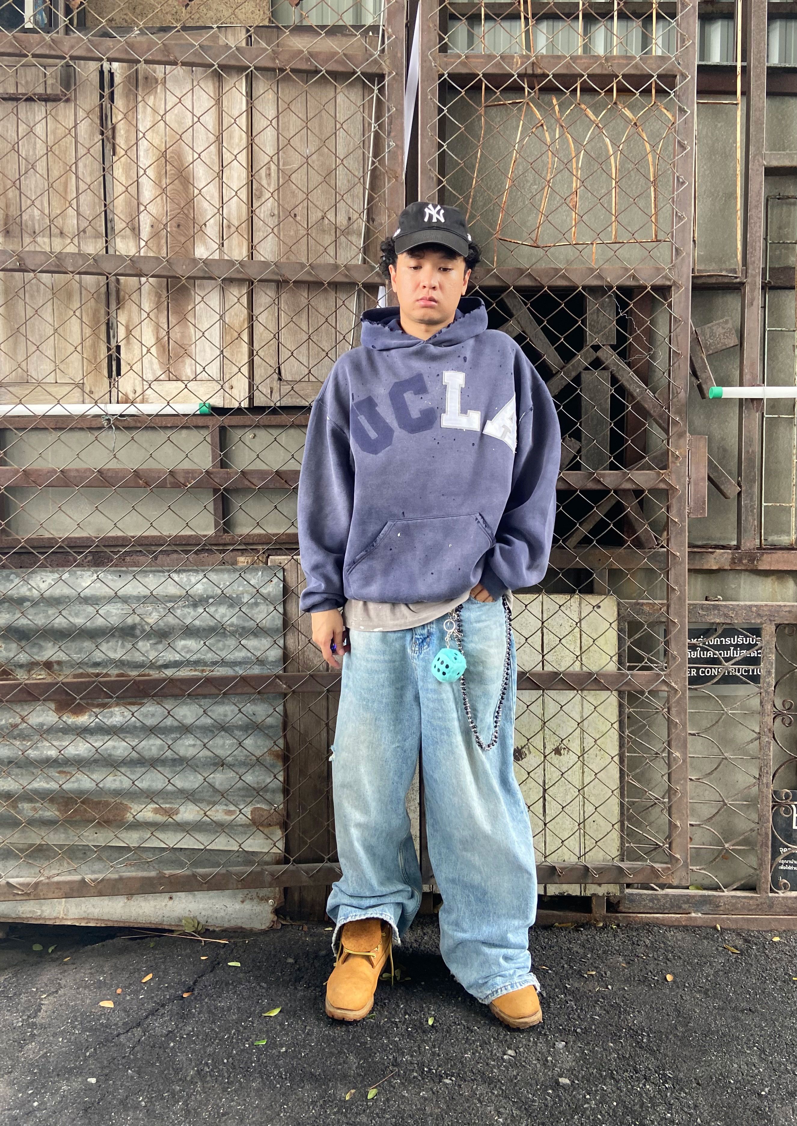Russell Athletic 90s Vintage Thrashed Russell ”UCLA“ Hoodie Size US XL / EU 56 / 4 - 7 Thumbnail