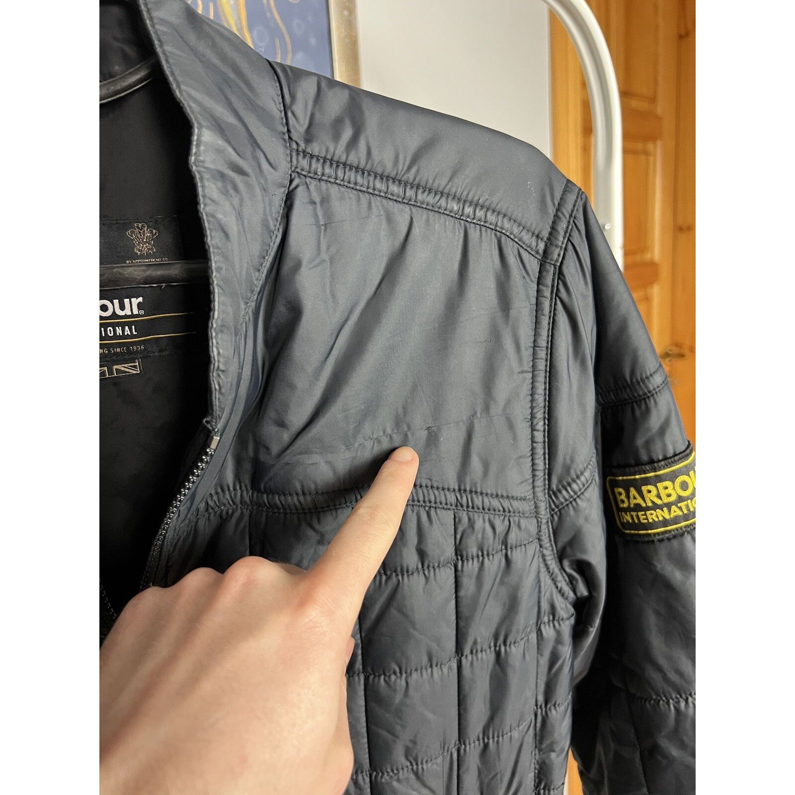 Barbour Barbour Burnout Quilt Men`s Black Quilted Jacket Size S Size US S / EU 44-46 / 1 - 3 Thumbnail