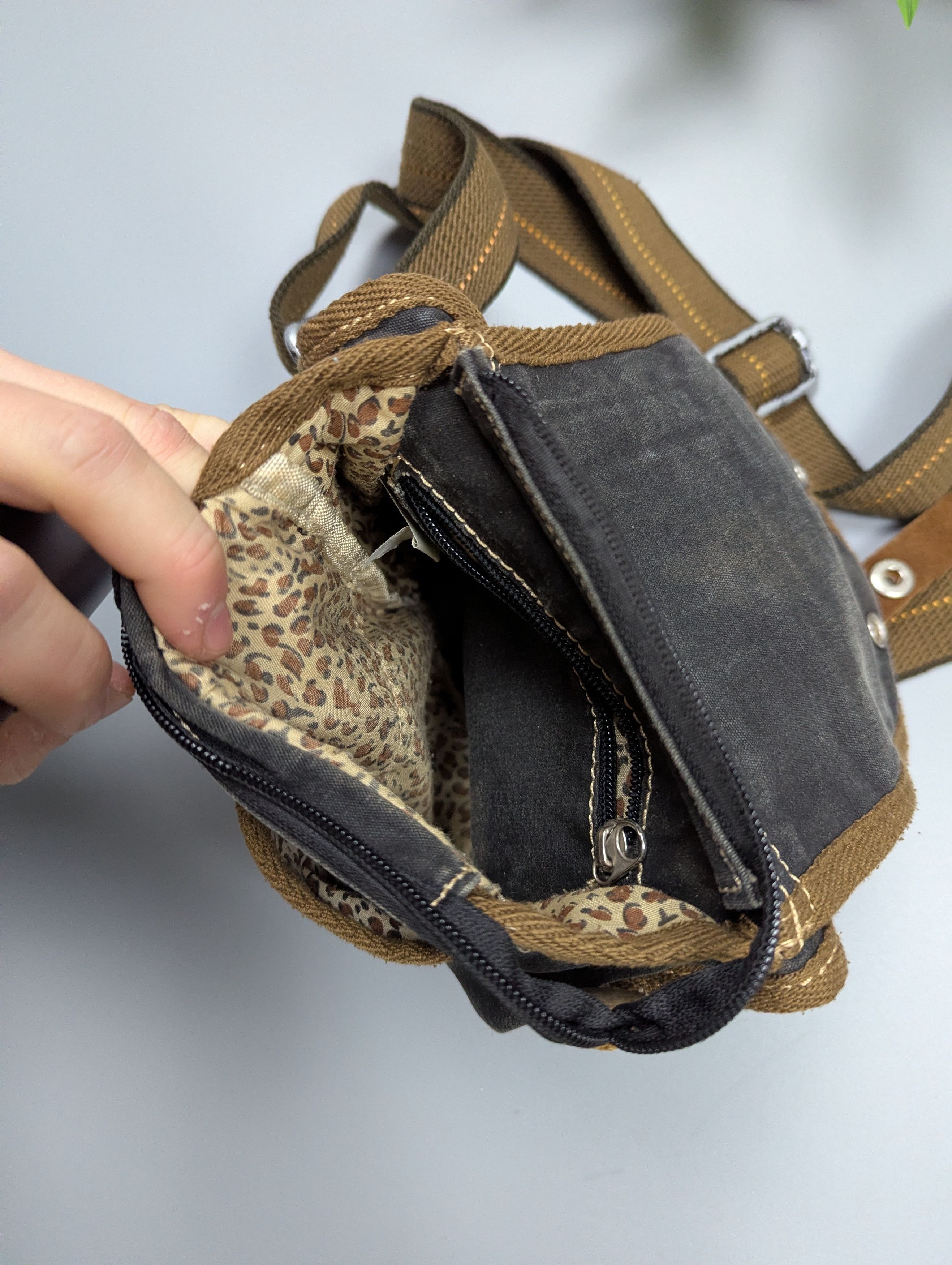 Vintage Toscanino VTG Italy Y2K Distressed Denim Crossbody Size ONE SIZE - 8 Thumbnail