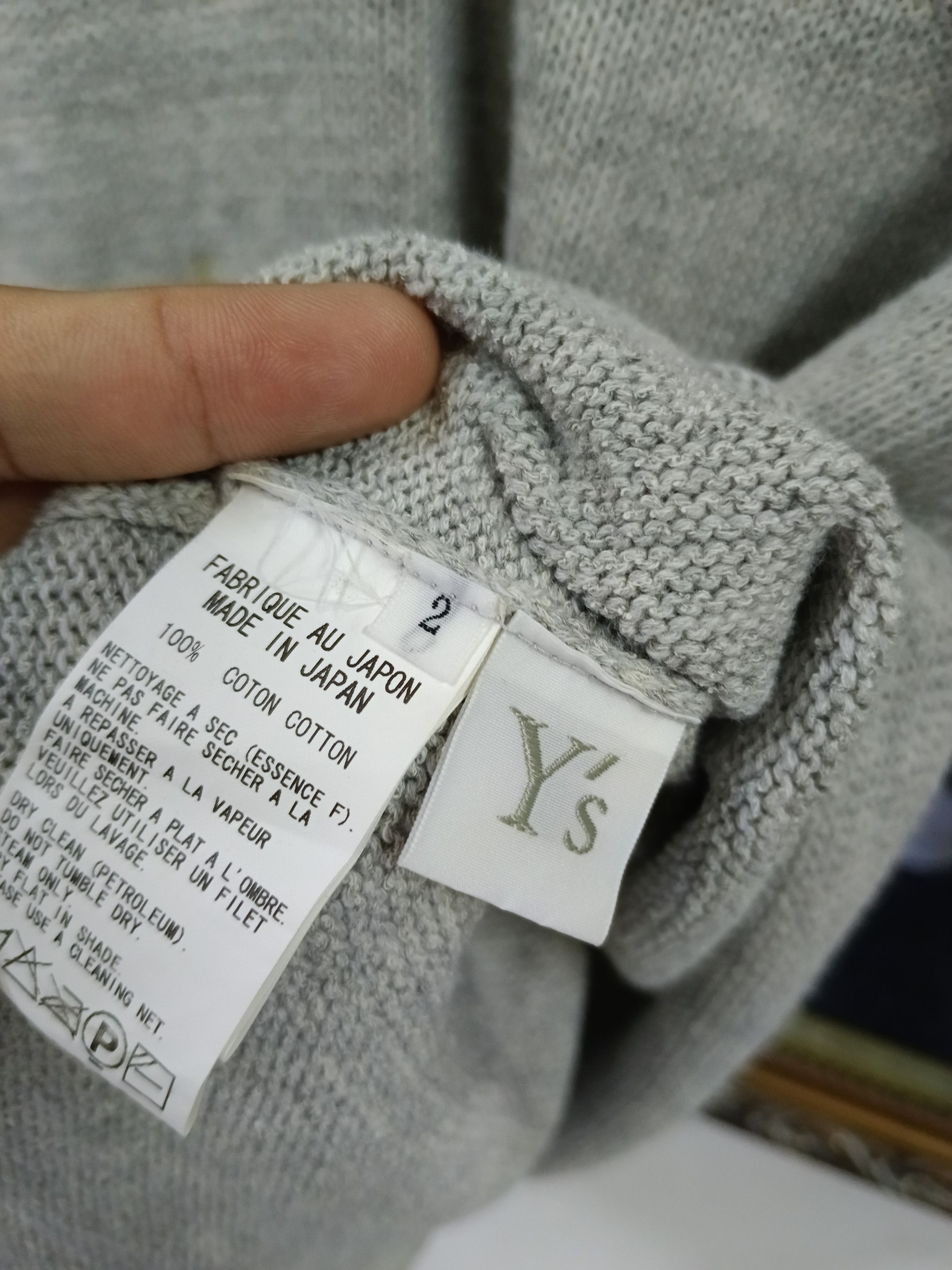 Yohji Yamamoto YOHJI YAMAMOTO Y'S KNIT TWO TONE Size M / US 6-8 / IT 42-44 - 6 Thumbnail