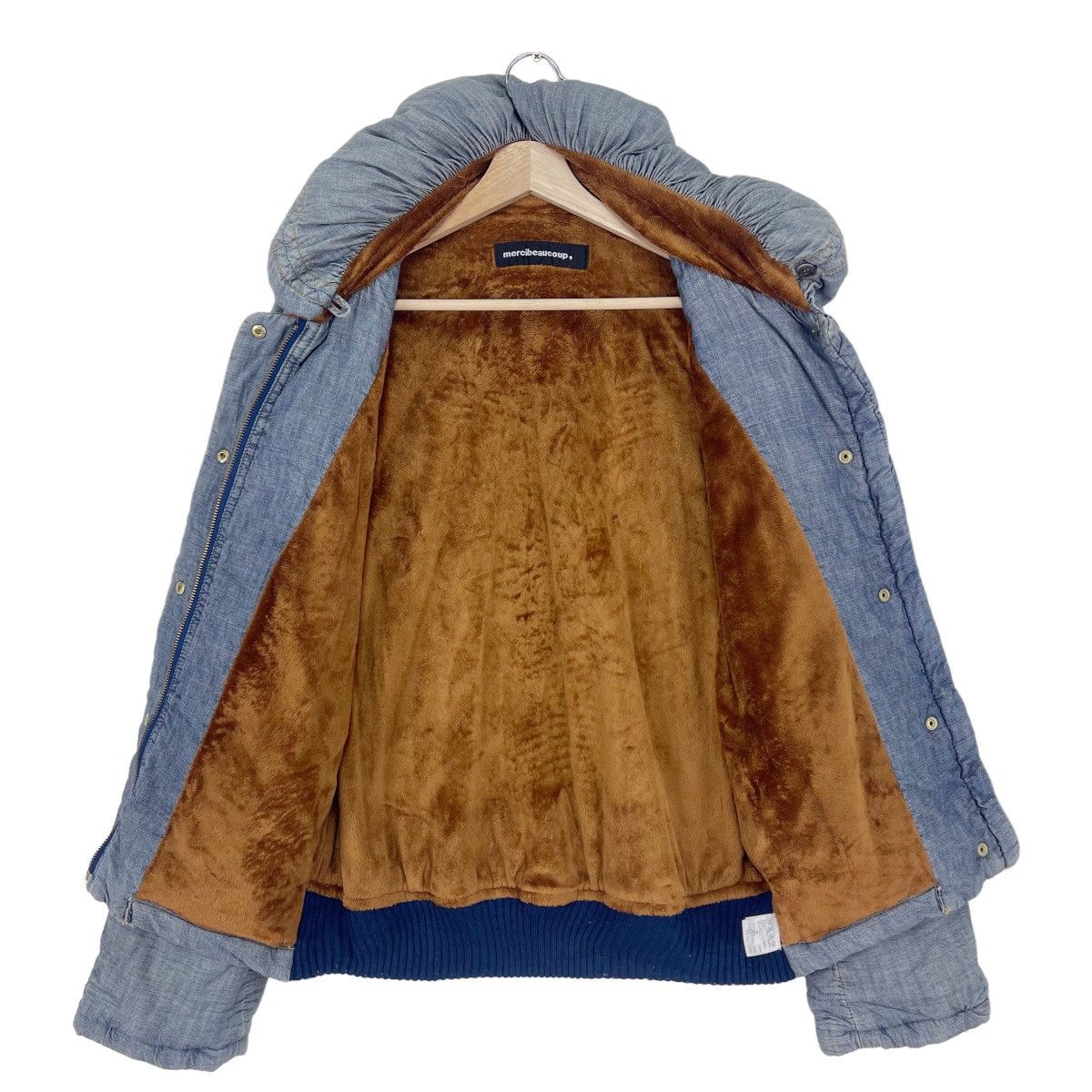 Issey Miyake × mercibeaucoup F/W O1s Pilow Neck Denim Jacket Size US M / EU 48-50 / 2 - 6 Thumbnail