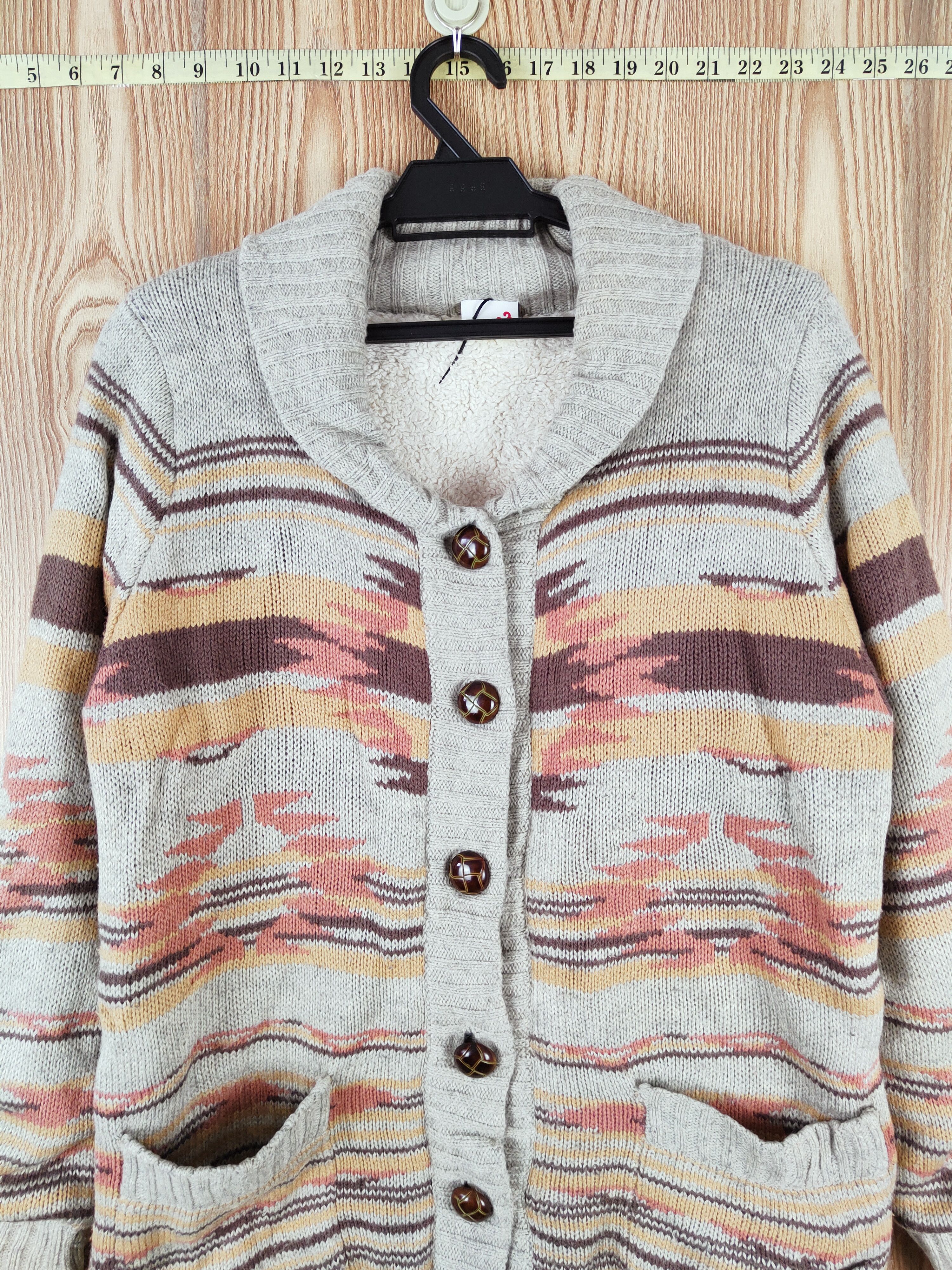 Japanese Brand Navy Natural Gray Brown Knitwear Sweaters #W133 Size US M / EU 48-50 / 2 - 2 Thumbnail