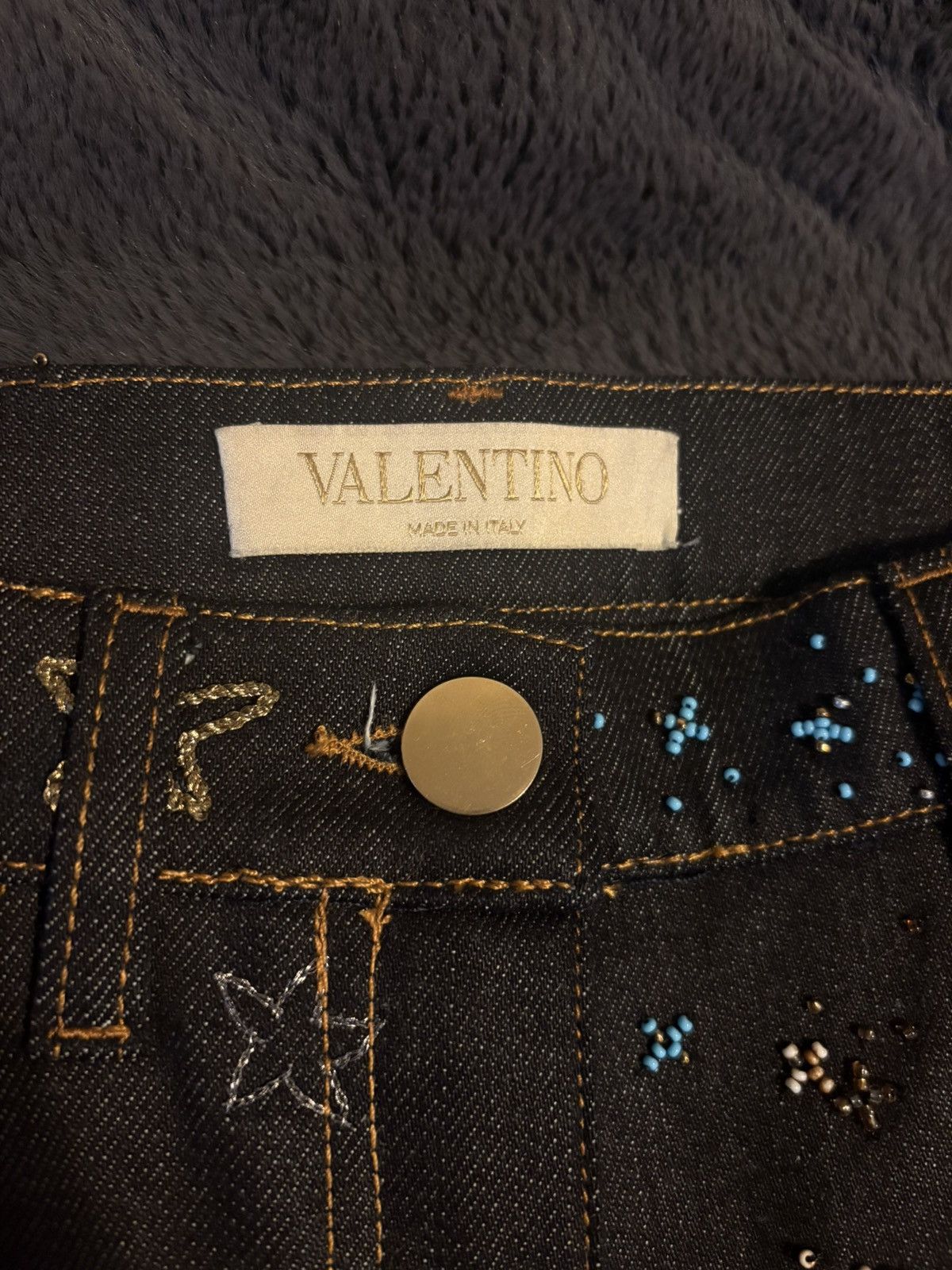 Valentino Valentino bootcut jeans with celestial-themed embroidery Size 25" / US 0 / IT 36 - 2 Thumbnail