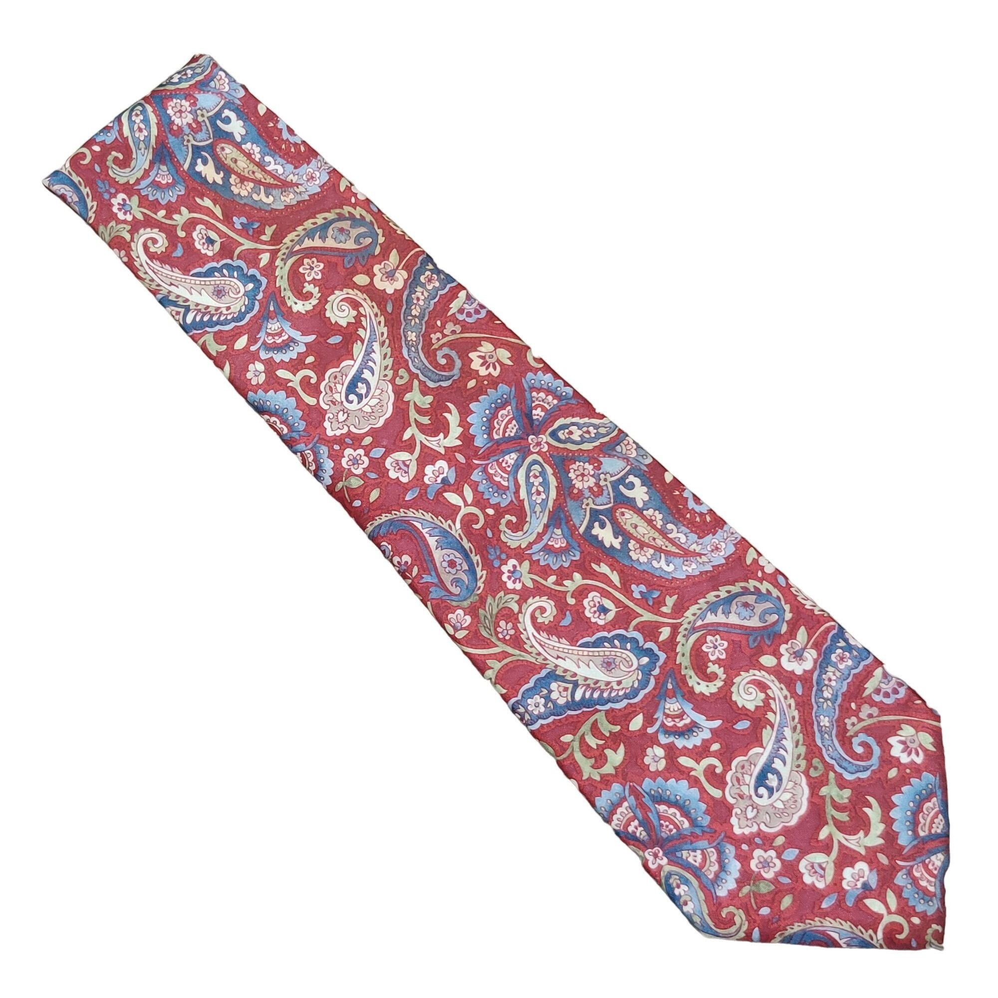 Vintage Vintage Windridge Mens Necktie Mervyns Floral Retro Paisley Size ONE SIZE - 1 Thumbnail