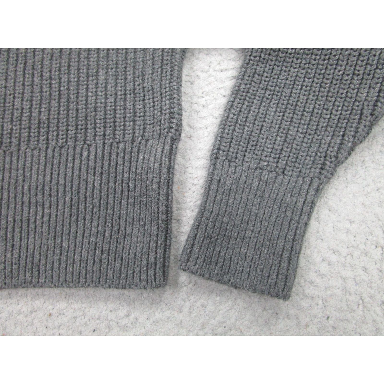 Everlane Everlane Sweater Womens Small Gray Mock Neck Raglan Cropped Pullover Size S / US 4 / IT 40 - 3 Thumbnail