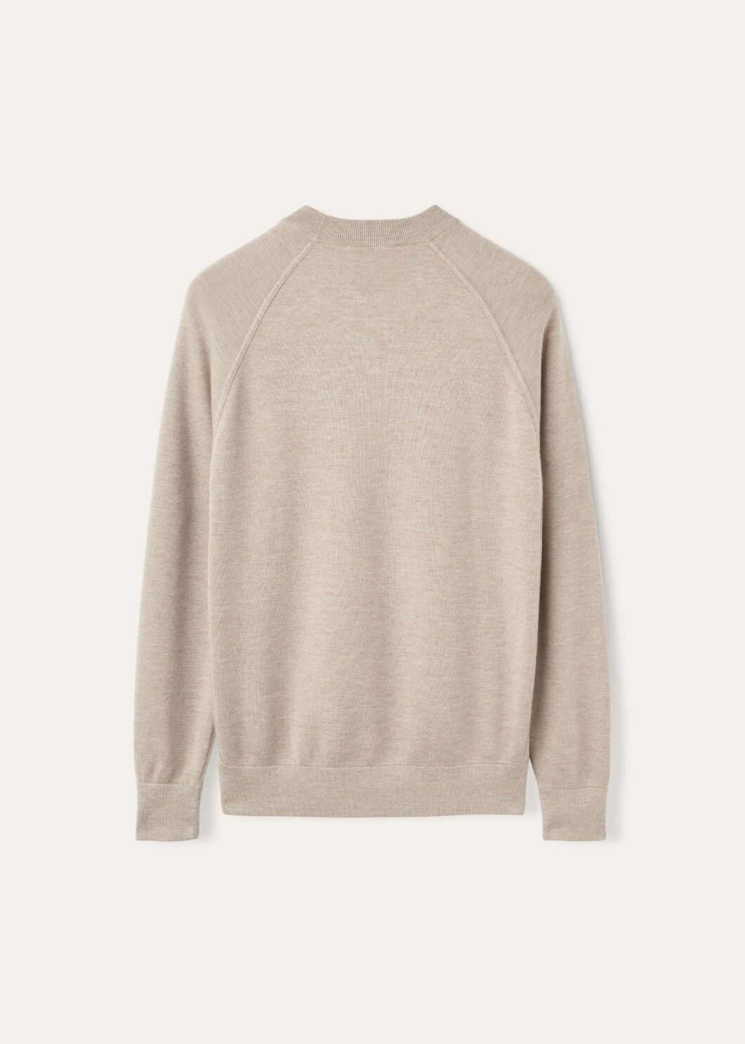 Loro Piana o1w1db10725 FAL9526 Balfour Crewneck Jumper in Beige Size US XL / EU 56 / 4 - 3 Thumbnail