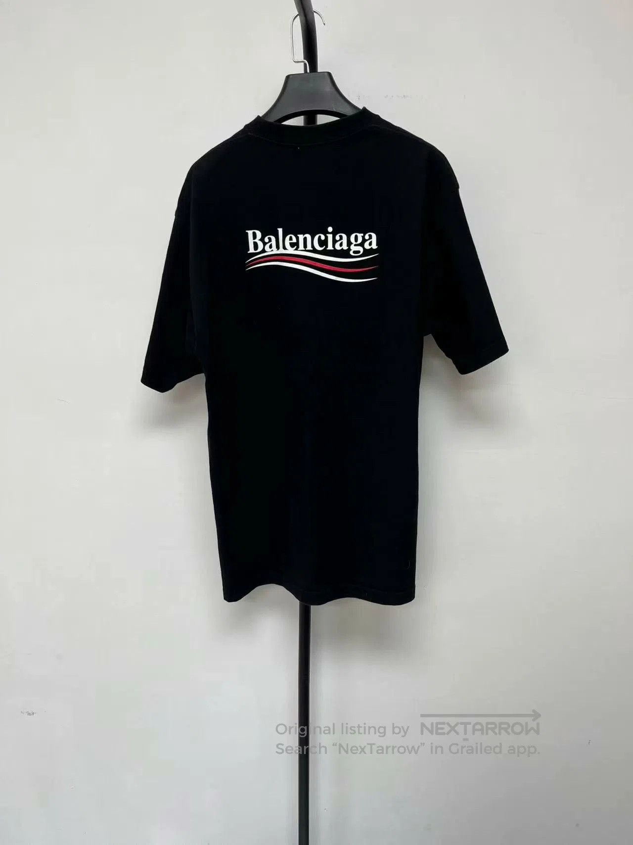 Balenciaga Balenciaga Men's Printed Oversized Crewneck T-Shirt. Size US XS / EU 42 / 0 - 2 Thumbnail