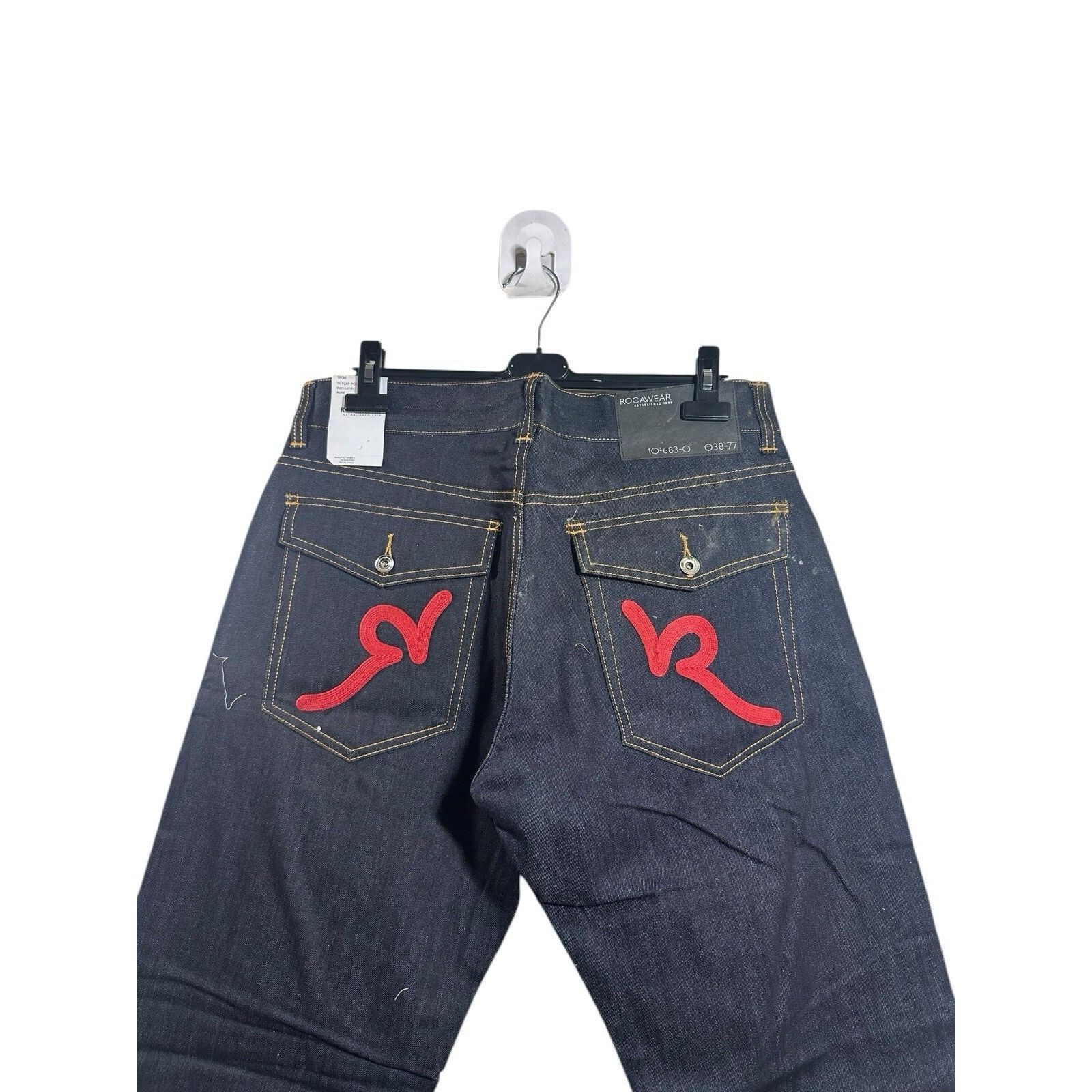 Rocawear Vintage Y2K Rocawear Jeans Mens Denim Baggy Hip Hop Indigo W Size US 36 / EU 52 - 4 Thumbnail