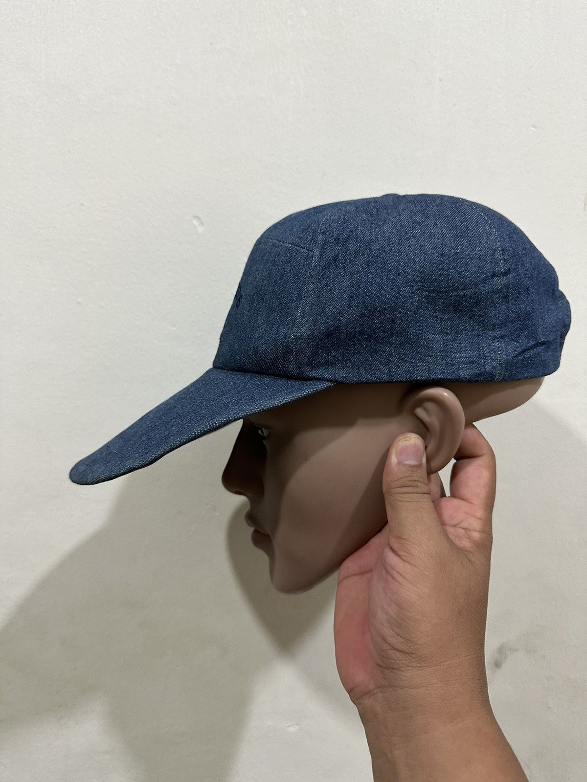 Courreges VTG Couragges Homme Denim Style Hat Size ONE SIZE - 4 Thumbnail