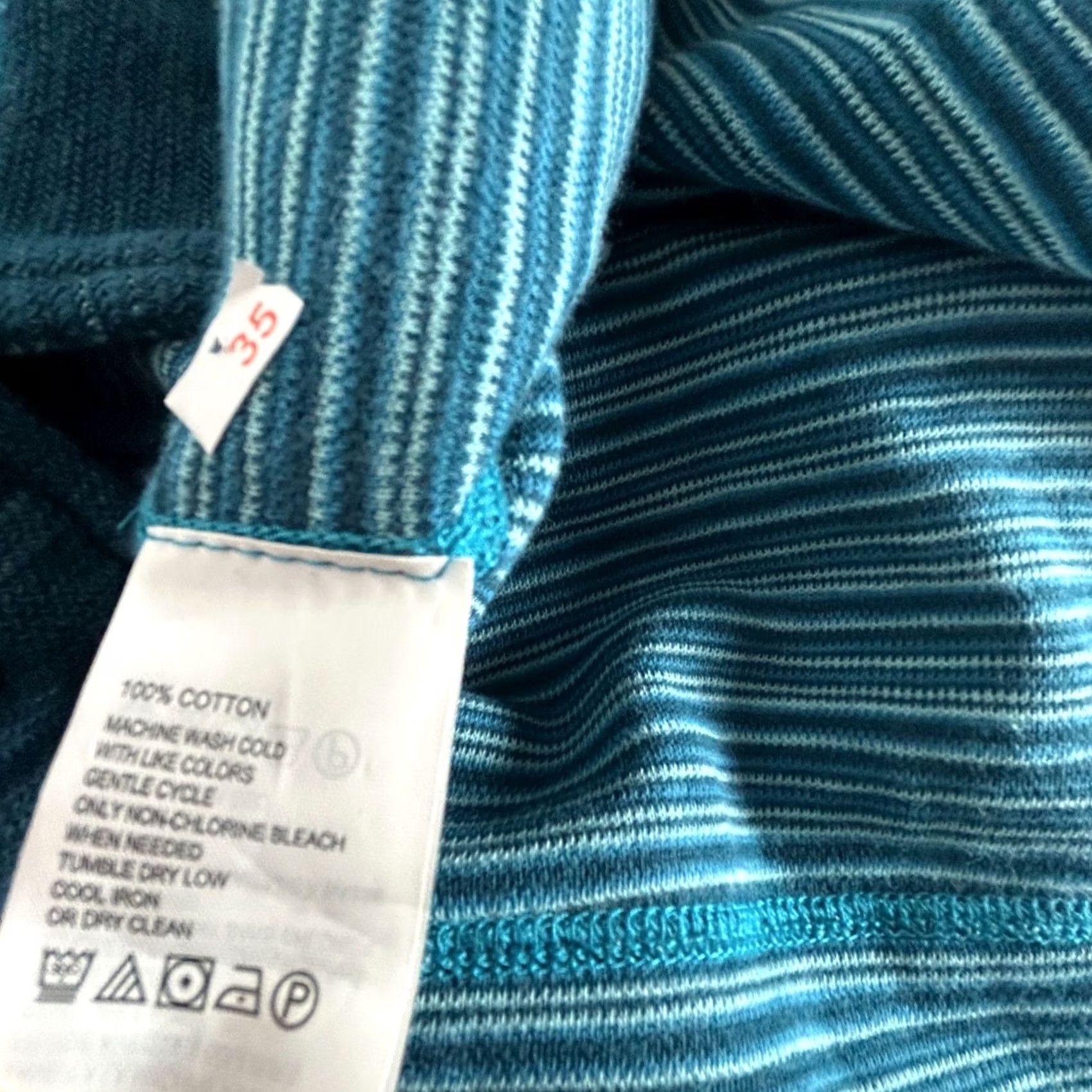 Tommy Bahama Tommy Bahama Mens Reversible 1/4 Zip Pullover Sweater XL Blue Stripe Cotton NWOT Size US XL / EU 56 / 4 - 4 Thumbnail