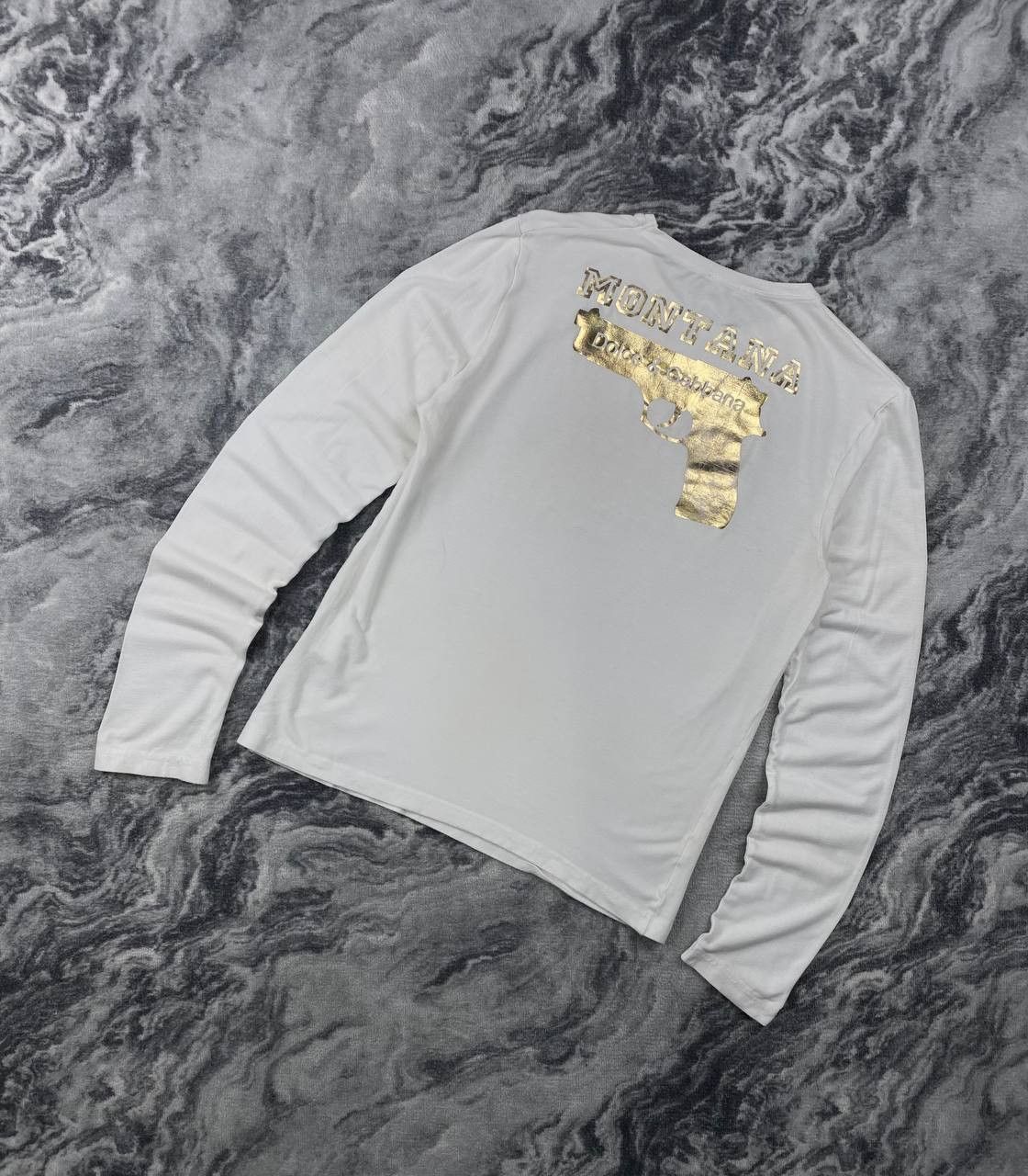 Dolce & Gabbana Dolce & Gabbana Tony Montana Miami Long Sleeve Big Logo Size S / US 4 / IT 40 - 2 Thumbnail