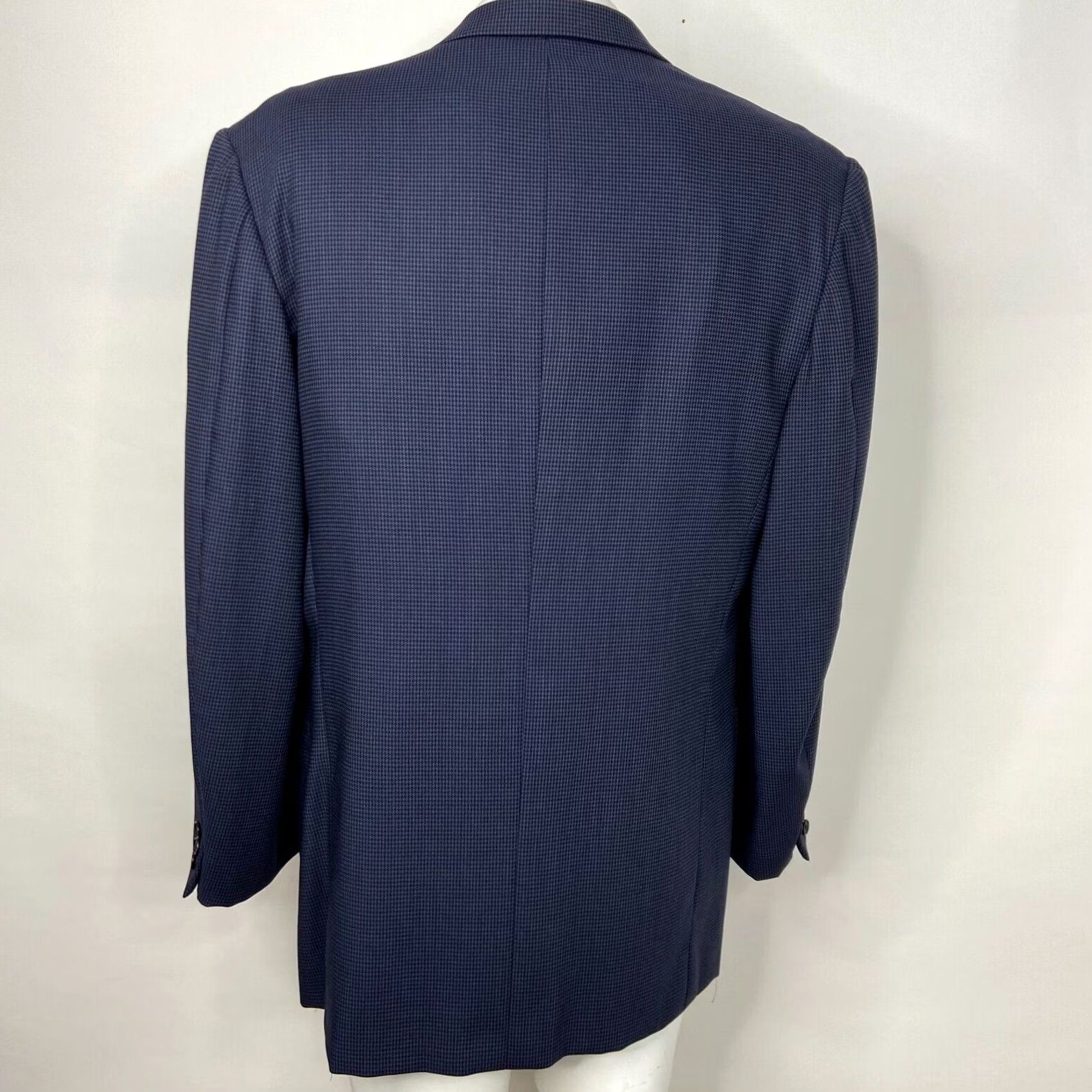 Pal Zileri Pal Zileri CERRUTI ITALY 54 Wool Blend One Button Houndstooth Sport Suit Coat Shirt? Size 54R - 4 Thumbnail