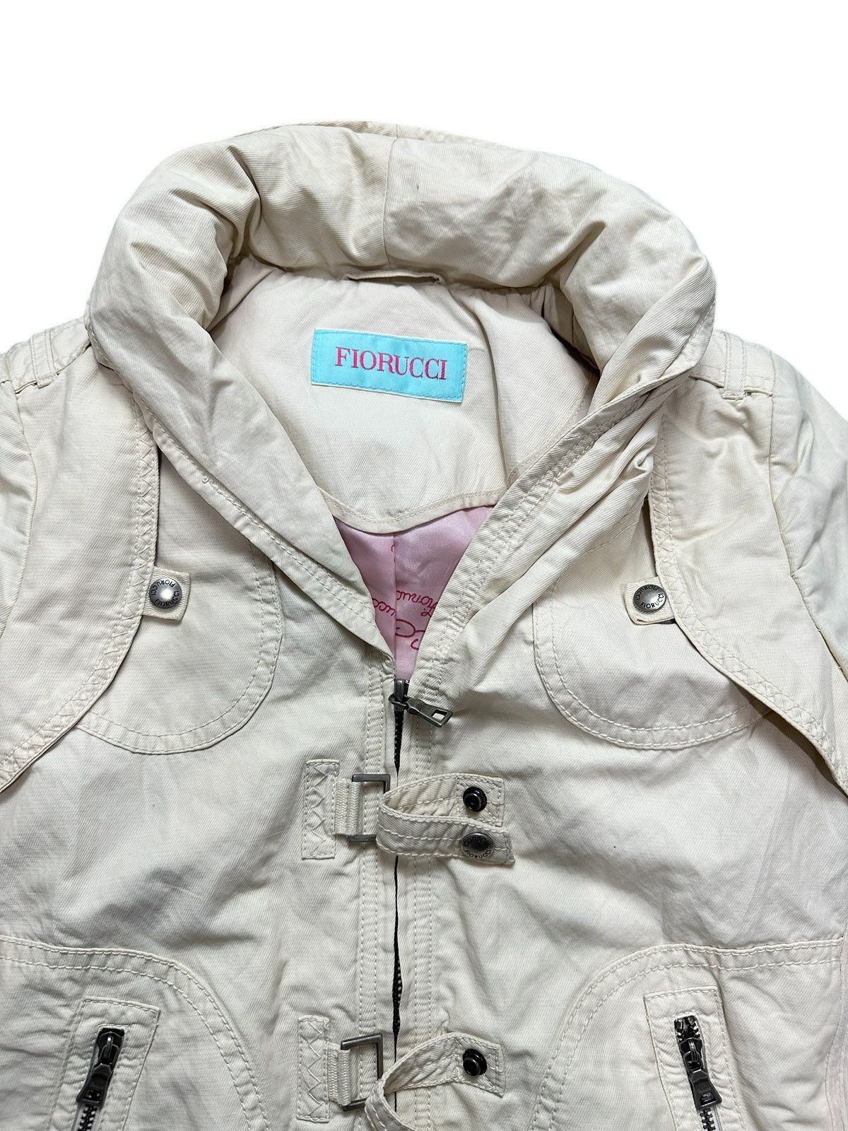 Fiorucci ARCHIVE VINTAGE FIORUCCI BONO JACKET MULTI POCKET GOA STYLE Size S / US 4 / IT 40 - 9 Thumbnail