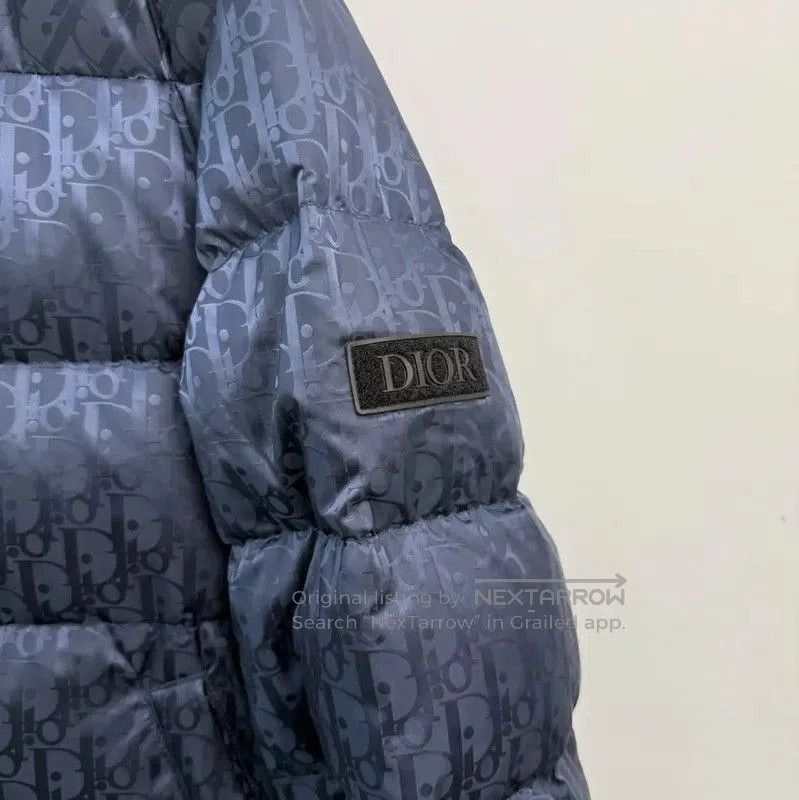 Dior Dior Men's Blue Cashmere Blend Puffer Jacket . Size US M / EU 48-50 / 2 - 3 Thumbnail