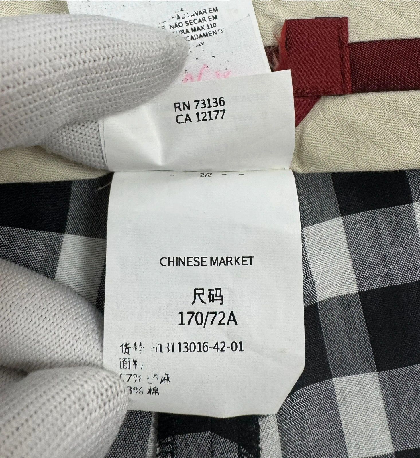 Max Mara Max Mara Plaid Pants Crop Rami Cotton size UK10 US8 Size 32" / US 10 / IT 46 - 14 Thumbnail
