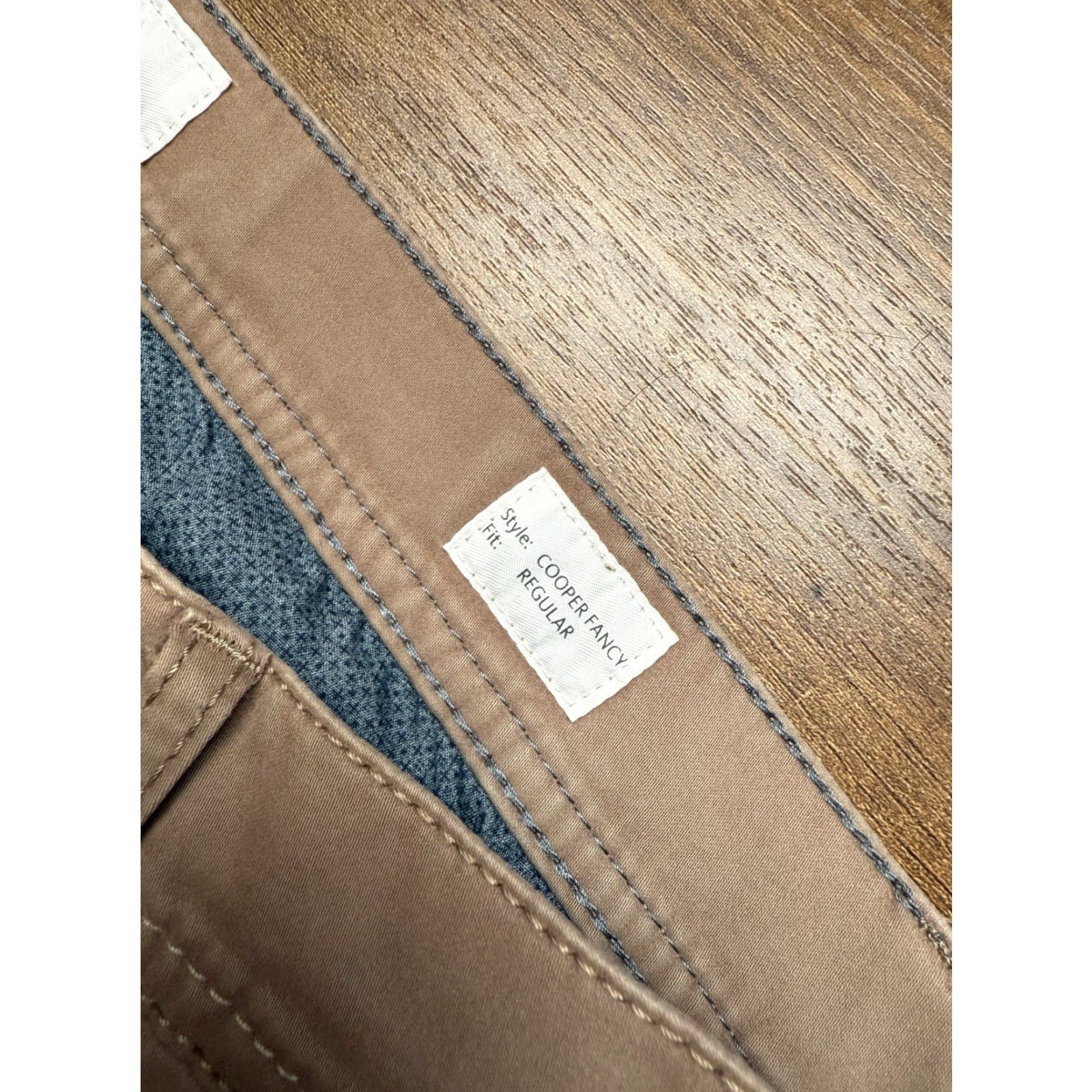 BRAX Brax Cooper Mens Feel Good Ultralight Flat Front Pants Khakis 40 Regular Brown 5-Pocket Inseam 30 Mens Size US 40 / EU 56 - 6 Thumbnail