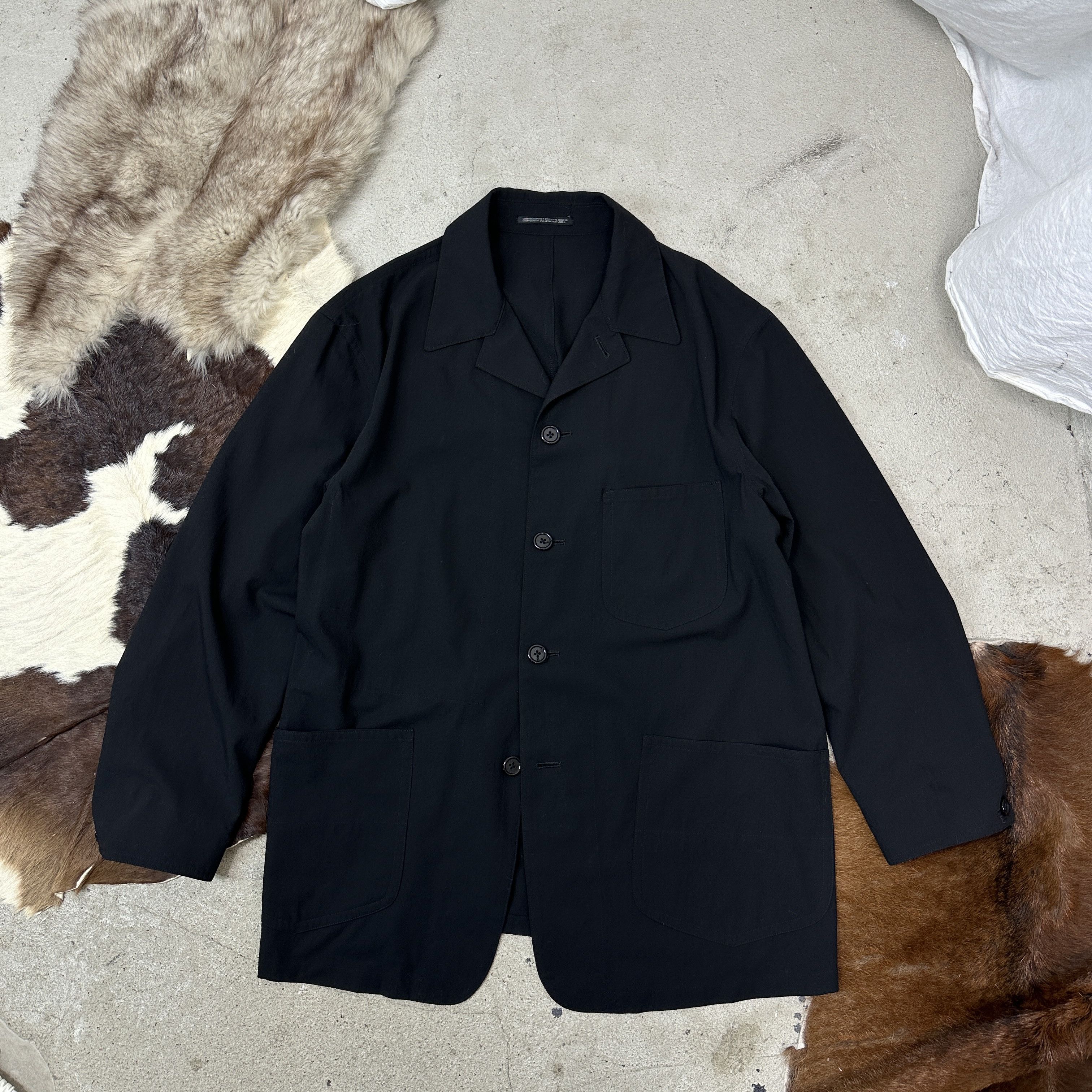 Yohji Yamamoto Vintage Avant-Garde Woolen Y’s Yohji Yamamoto Japanese Coat Size M / US 6-8 / IT 42-44 - 6 Thumbnail
