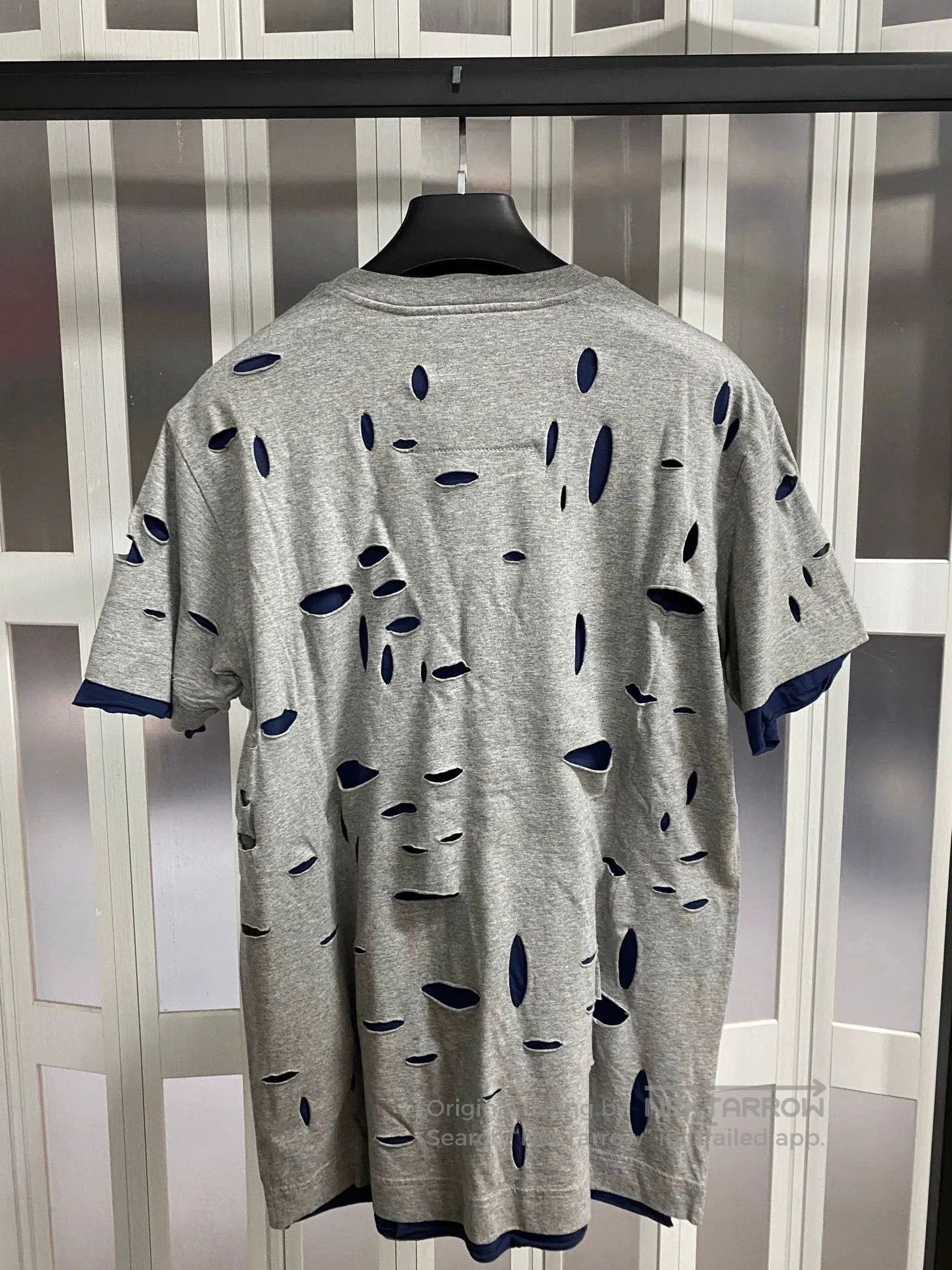 Givenchy givenchy distressed layered short sleeve t-shirt. Size US XXS / EU 40 - 4 Thumbnail