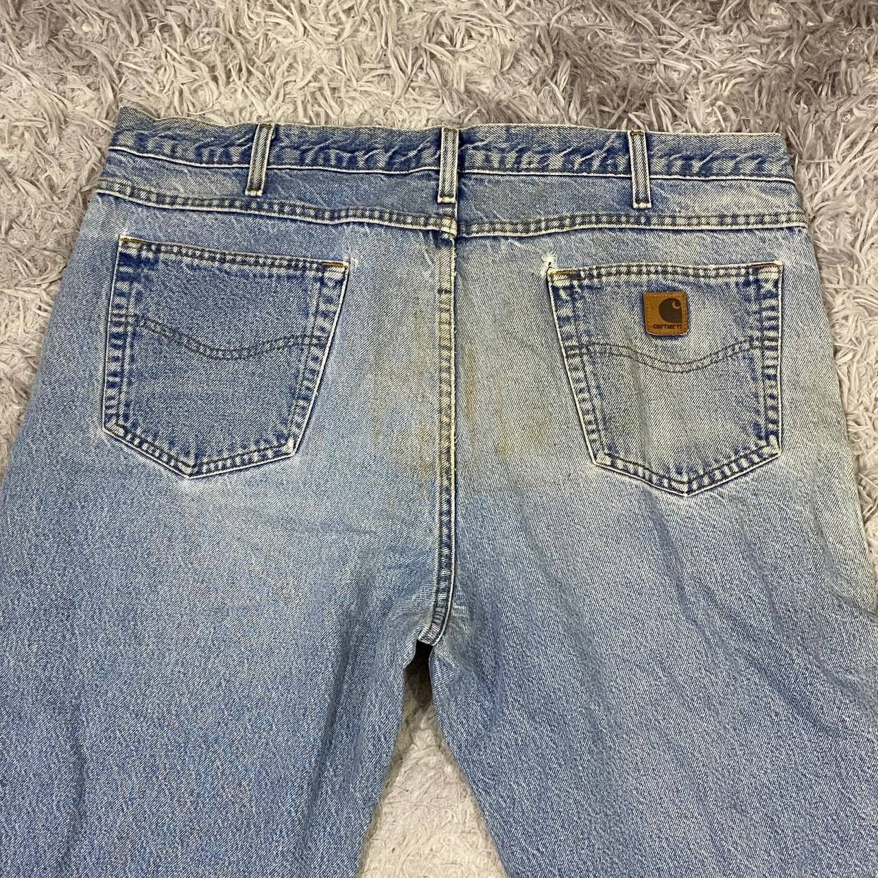 Carhartt Distressed carhartt jeans big size Size US 42 / EU 58 - 3 Thumbnail