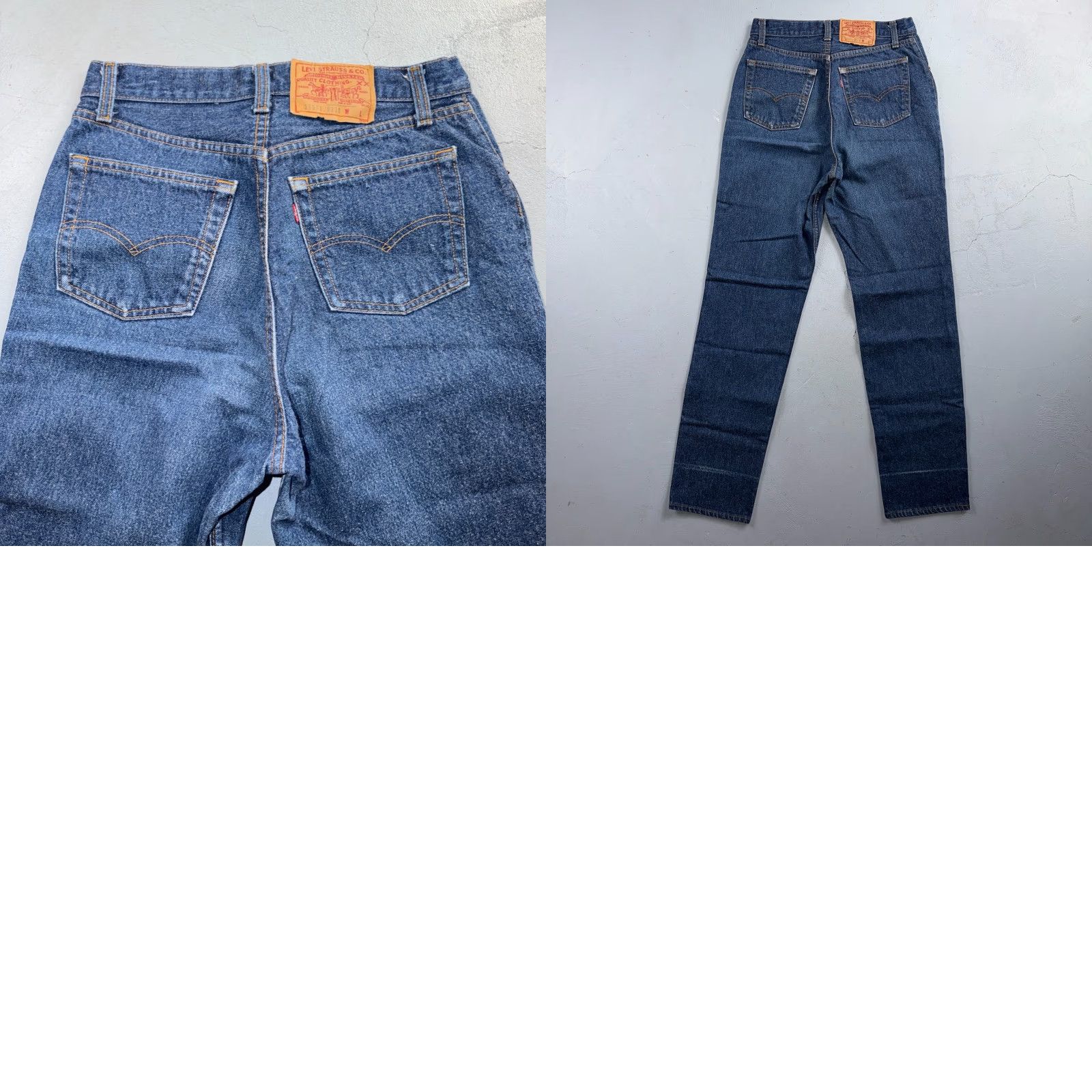 Levi's VINTAGE Levi's 501 Jeans 80s 90s USA Straight High Rise WWomen's 13 Blue Denim 5-Pocket CS Regular XX Size 34" / US 12 / IT 48 - 11 Thumbnail
