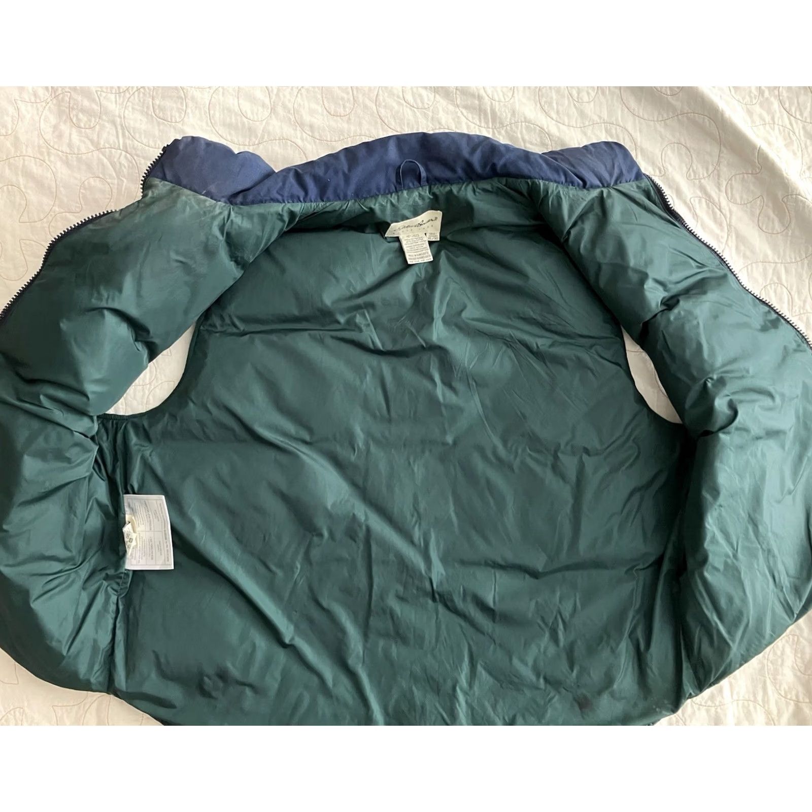 Eddie Bauer VINTAGE Eddie Bauer Puffer Vest Mens XL Blue Goose Down Full Zip Outdoors 90s Size US XL / EU 56 / 4 - 7 Thumbnail