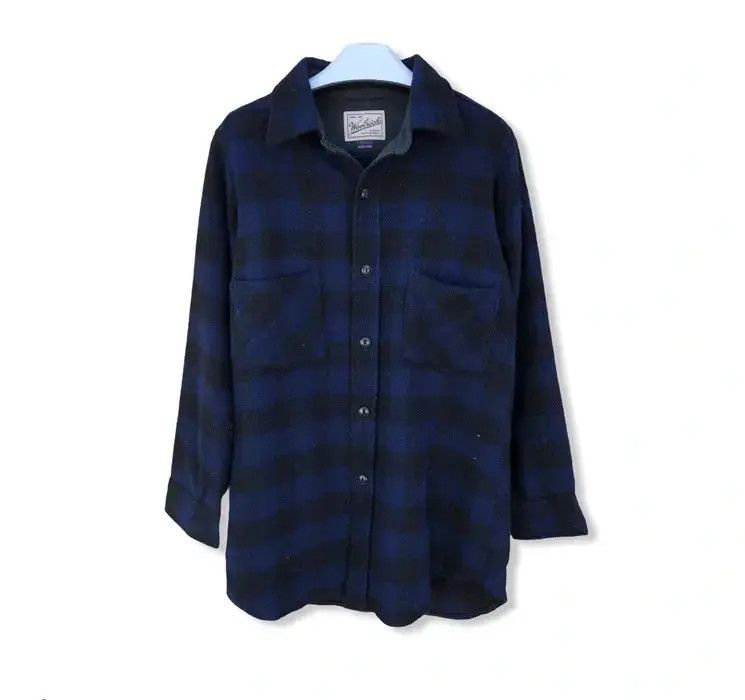 Woolrich Woolen Mills Woolrich Wool Plaid Tartan Button Up Shirt Size US S / EU 44-46 / 1 - 1 Thumbnail
