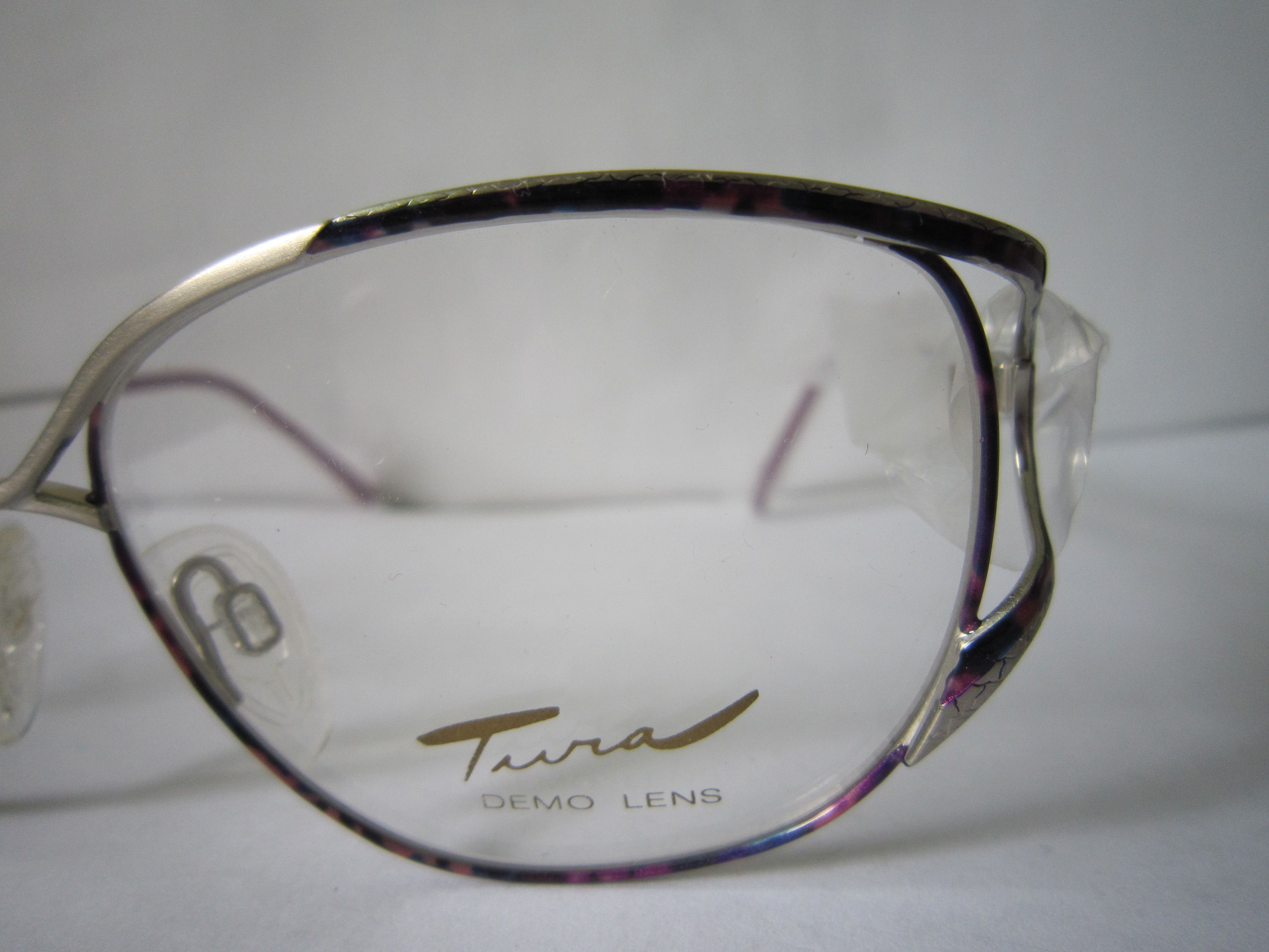 Vintage Vintage 80s TURA Mod 405 Silver Woman Eyeglasses Size ONE SIZE - 3 Thumbnail