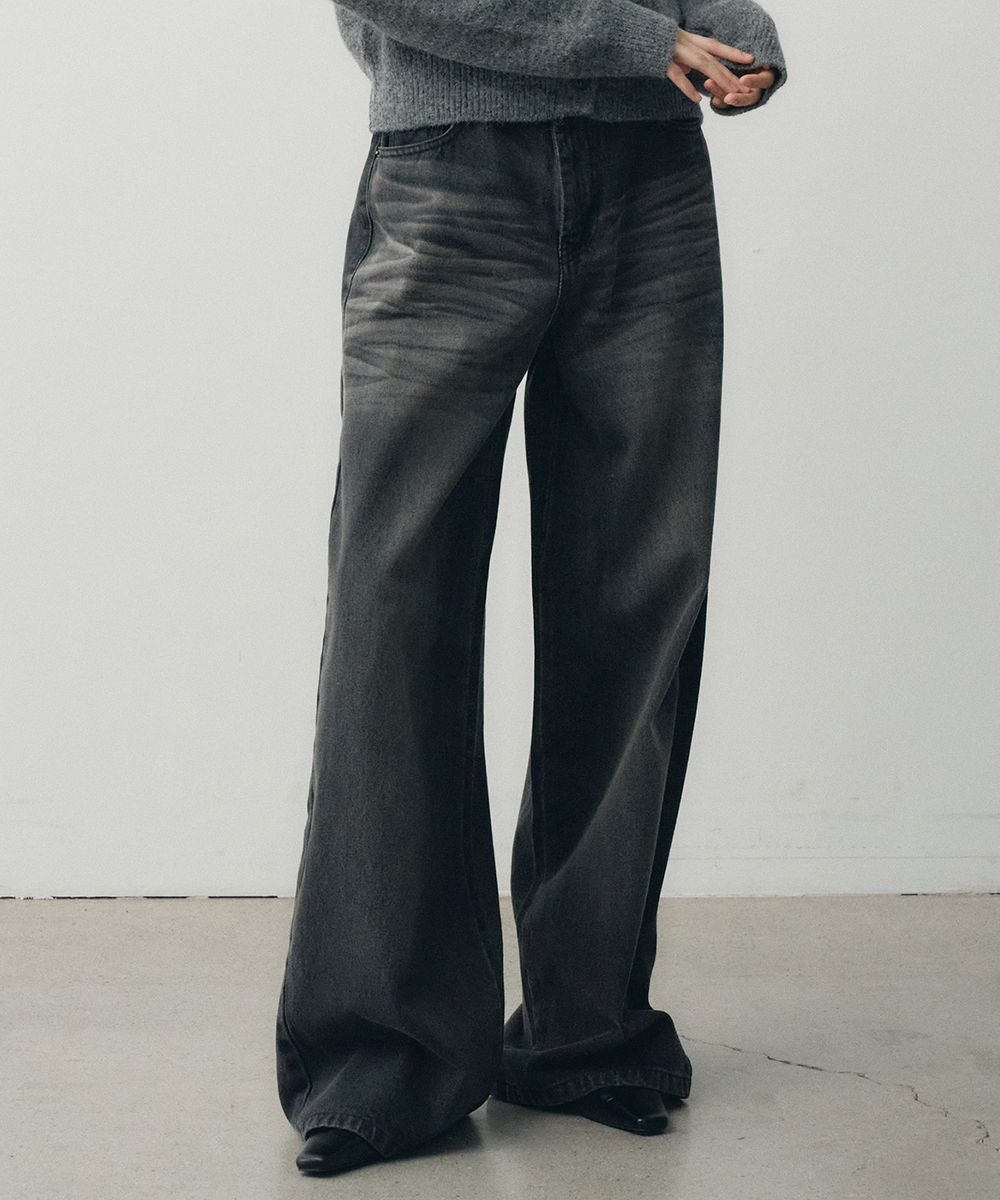 Other Noire Black Cat Wide Denim Size US 34 / EU 50 - 1 Thumbnail