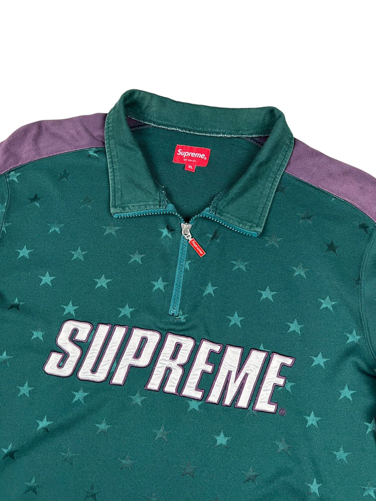 Supreme Supreme FW18 Track Half Zip Pullover Size US XL / EU 56 / 4 - 4 Thumbnail