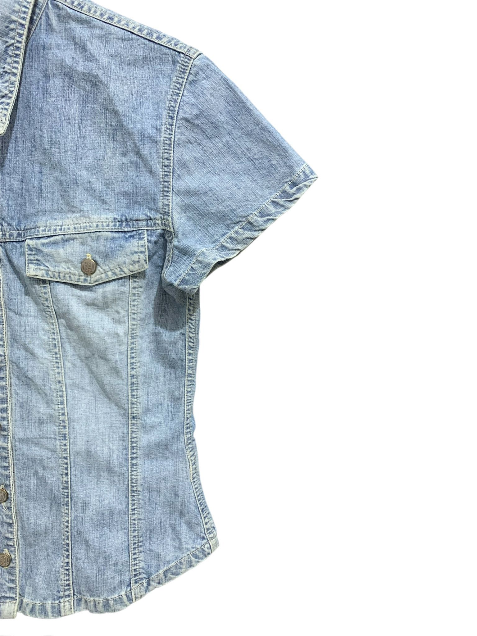 Marithe + Francois Girbaud Marithe Francois Girbaud Denim Shirt Size M / US 6-8 / IT 42-44 - 4 Thumbnail